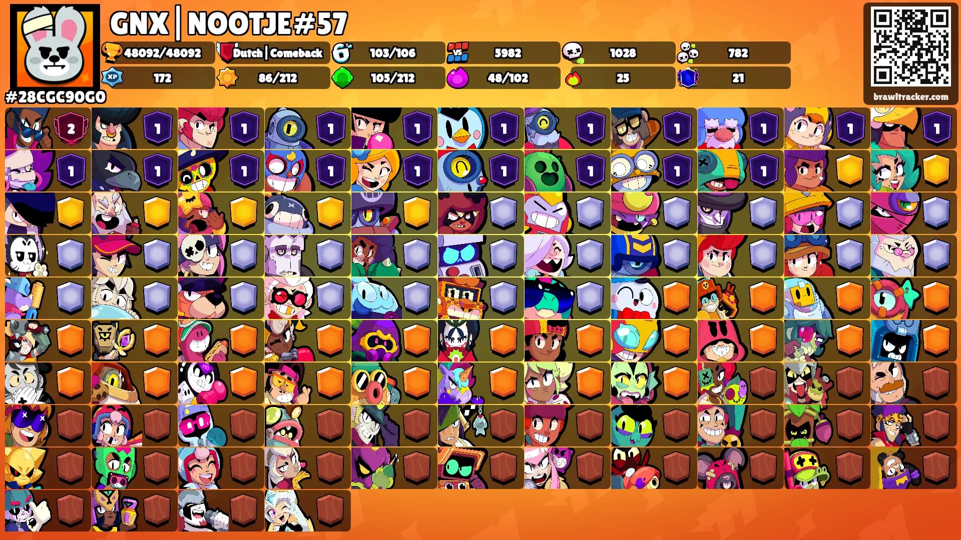 GNX|NOOTJE#57's Ranks