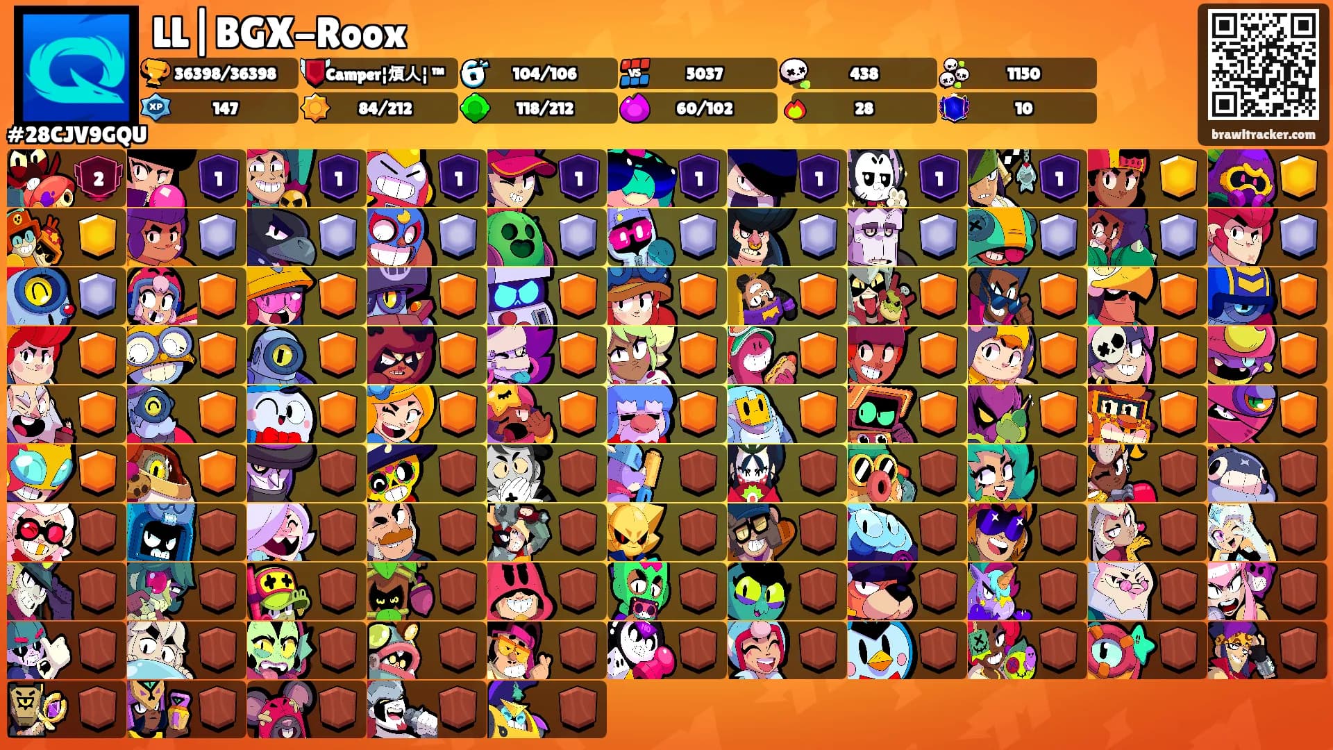 LL|BGX-Roox's Ranks