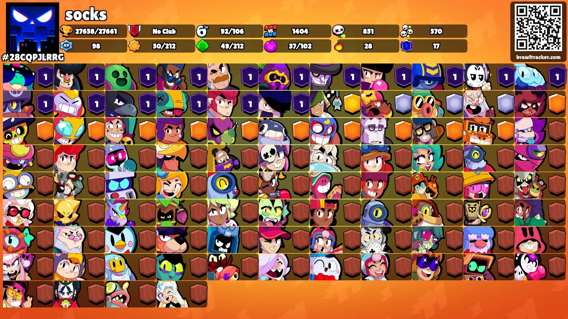 socks's Ranks