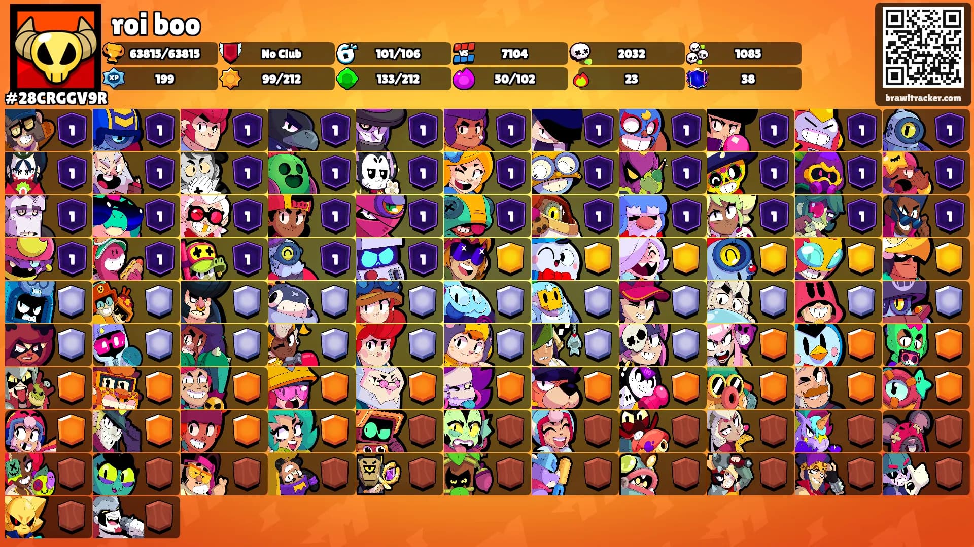 roi boo's Ranks