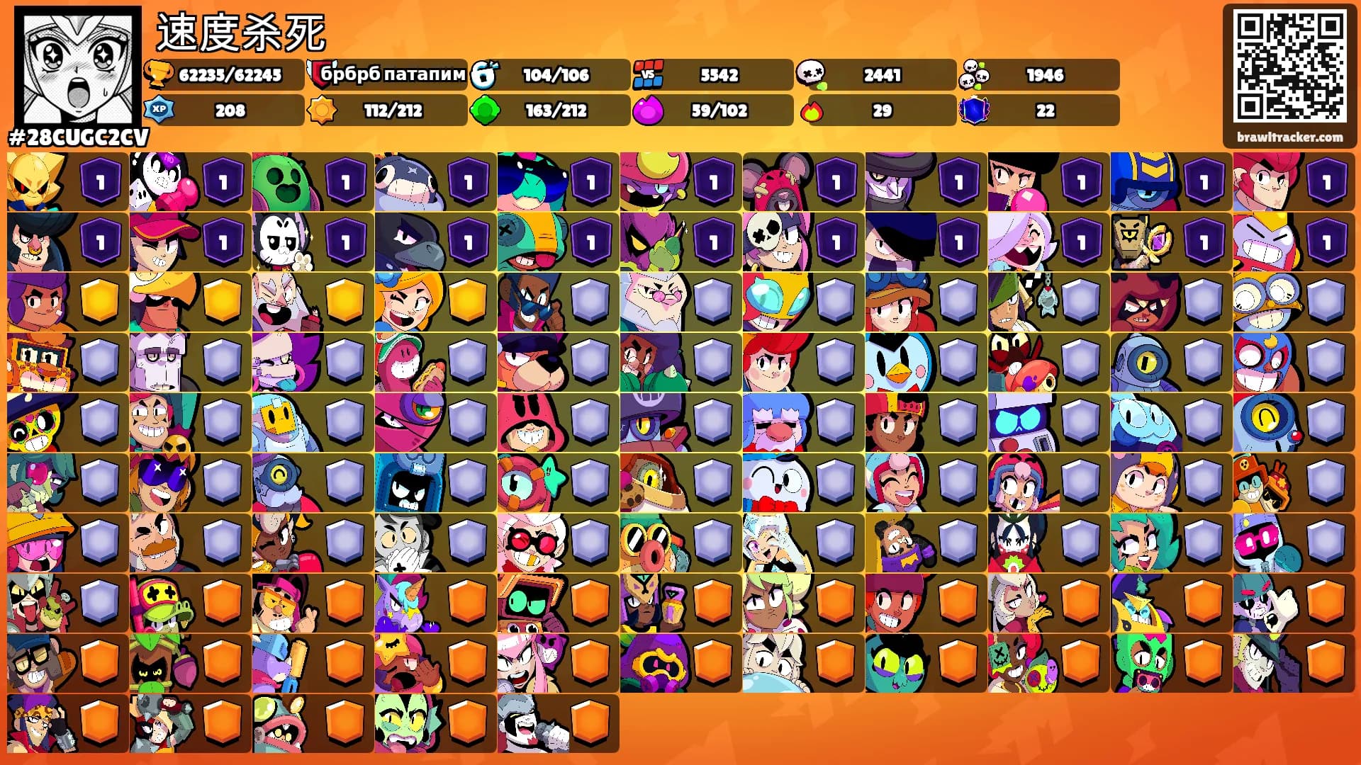 速度杀死's Ranks