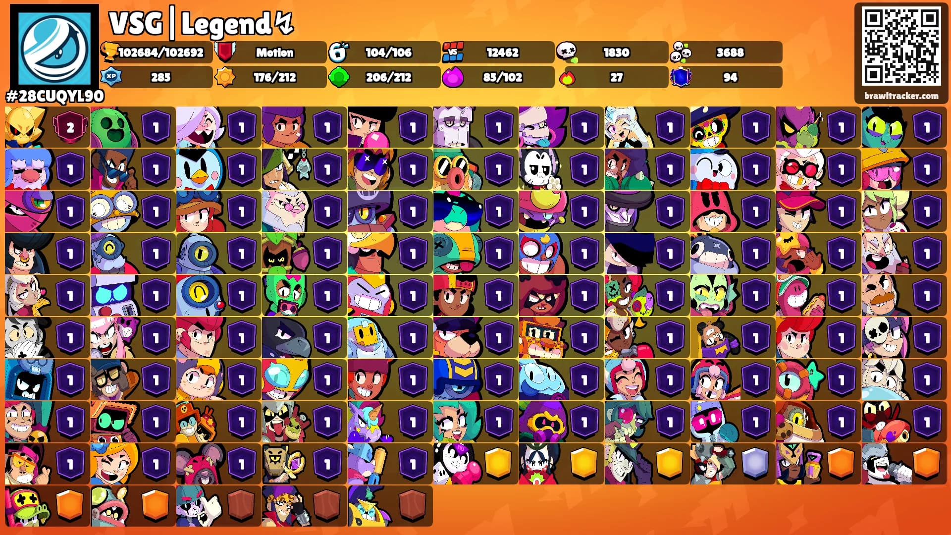 VSG|Legend↯'s Ranks