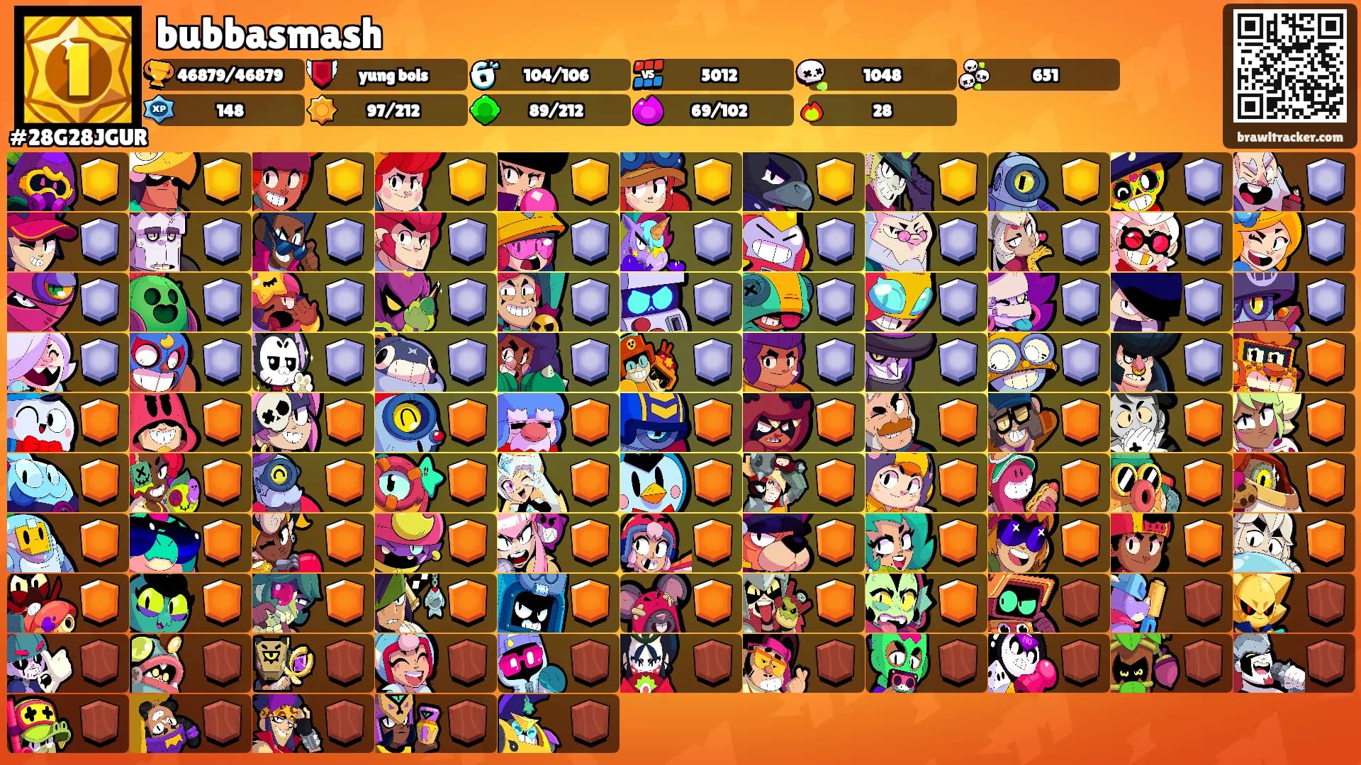 bubbasmash's Ranks