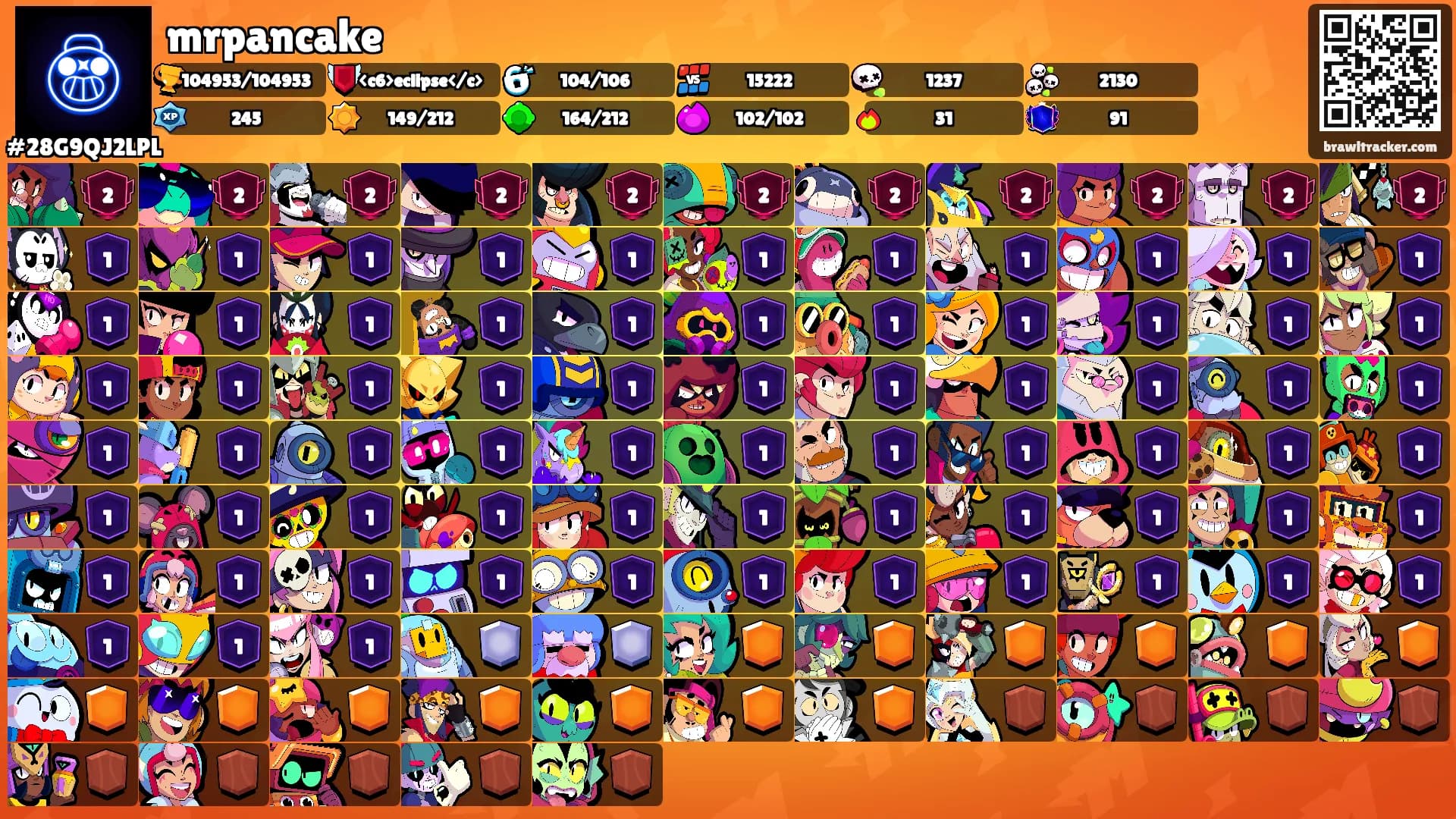 mrpancake's Ranks