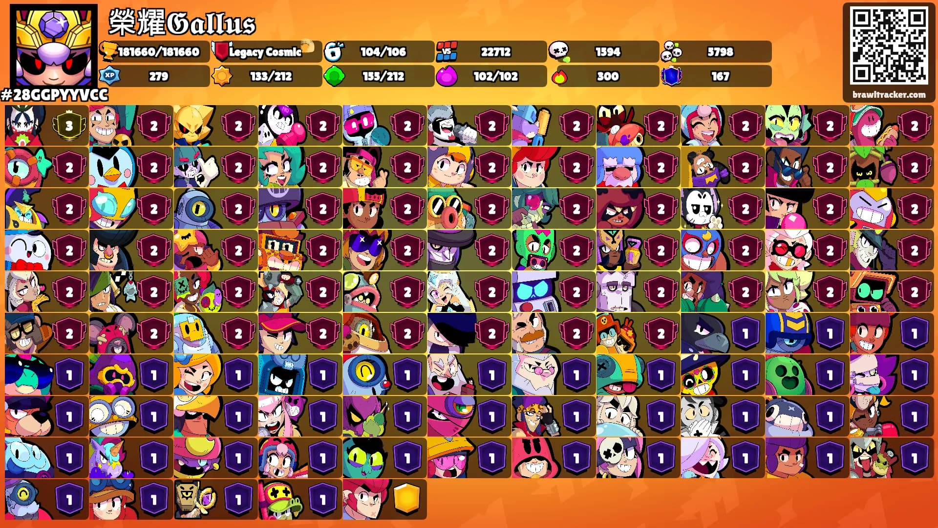 榮耀𝕲𝖆𝖑𝖑𝖚𝖘's Ranks