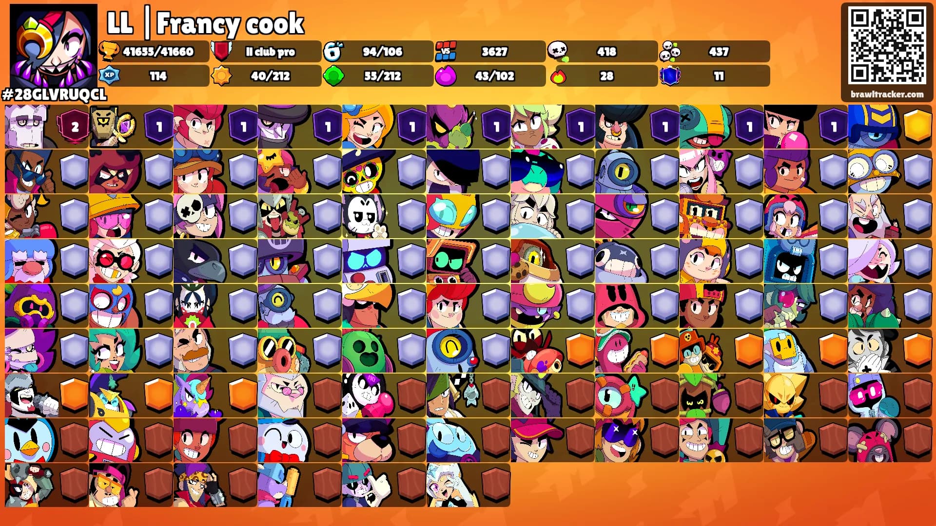LL |Francy cook's Ranks