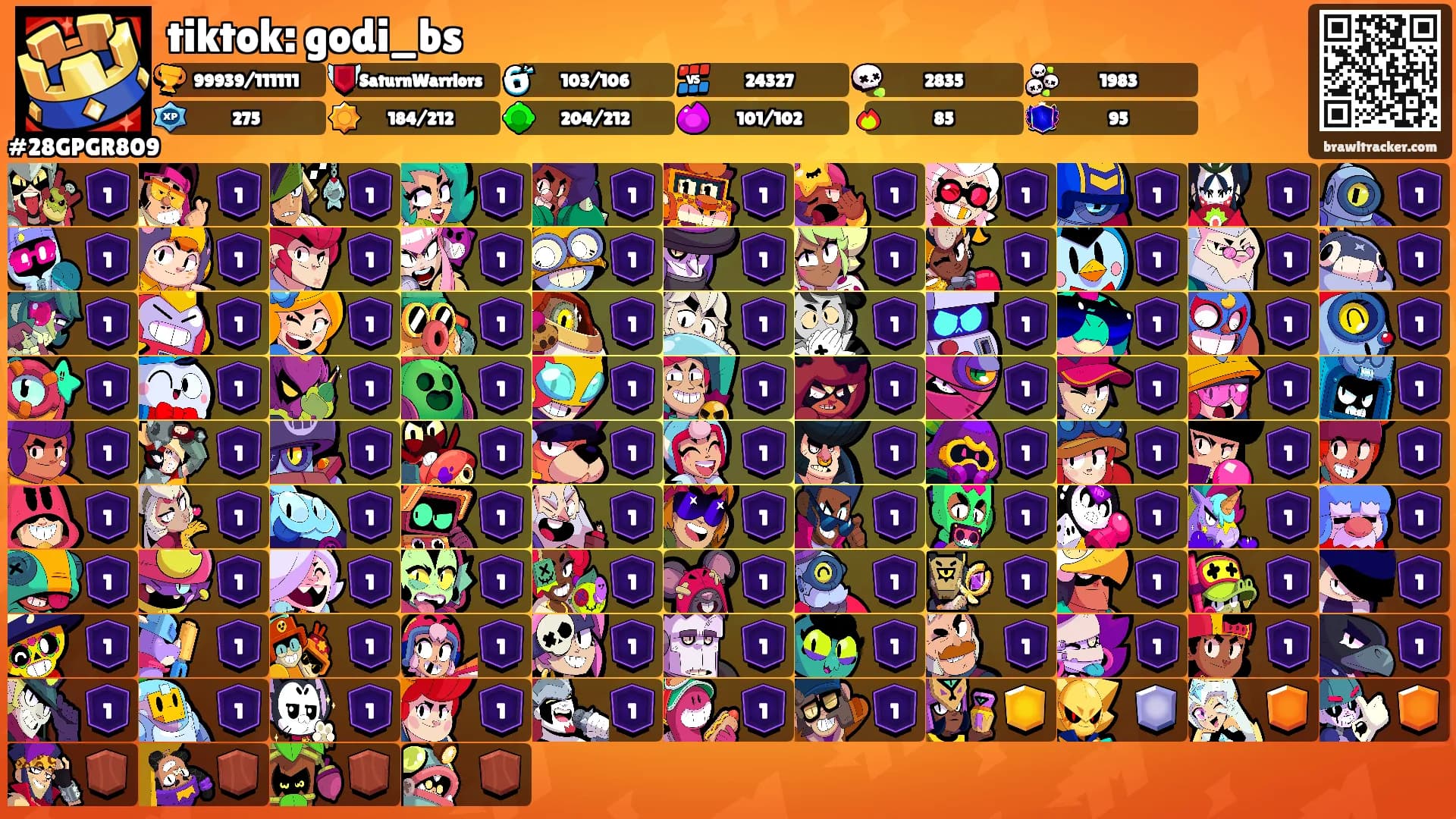 tiktok: godi_bs's Ranks