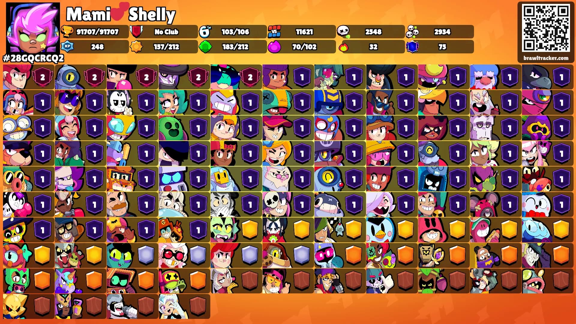 Mami💕Shelly's Ranks