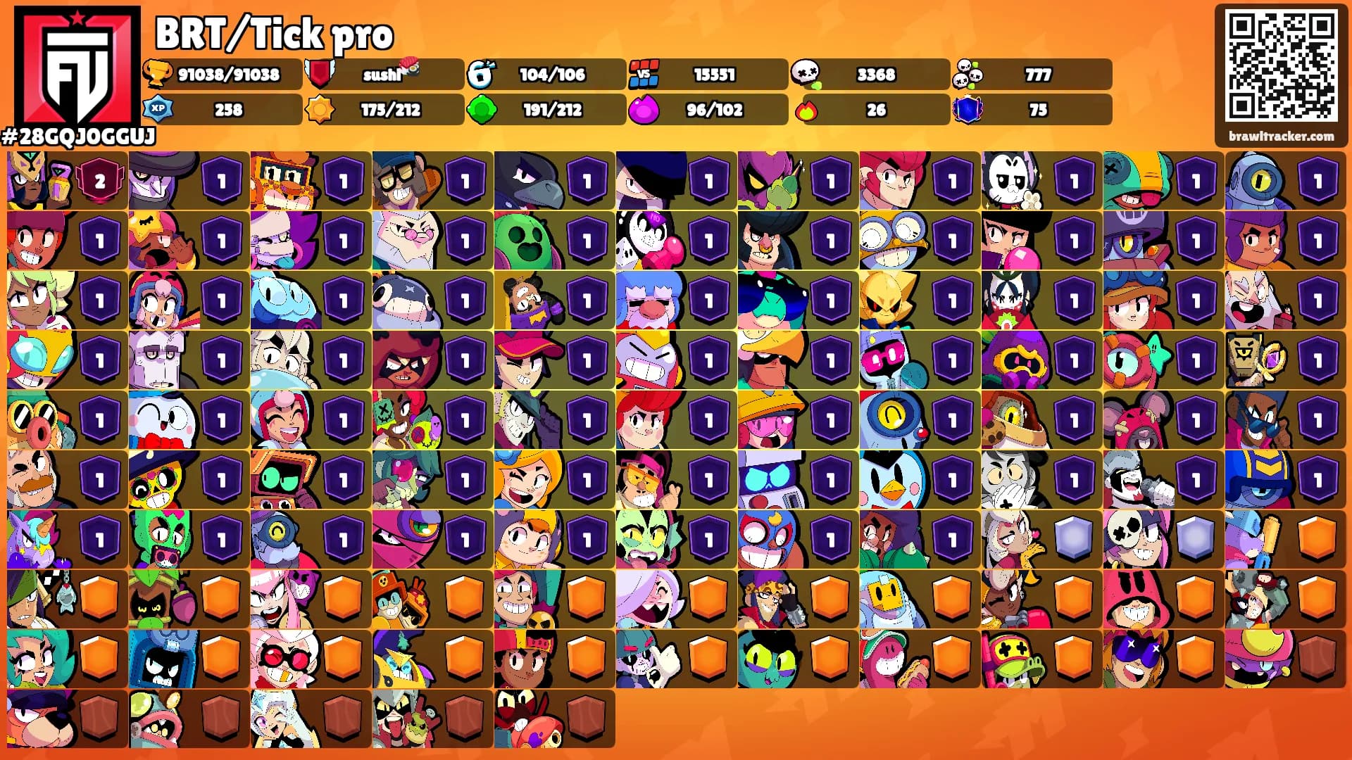 BRT/Tick pro's Ranks