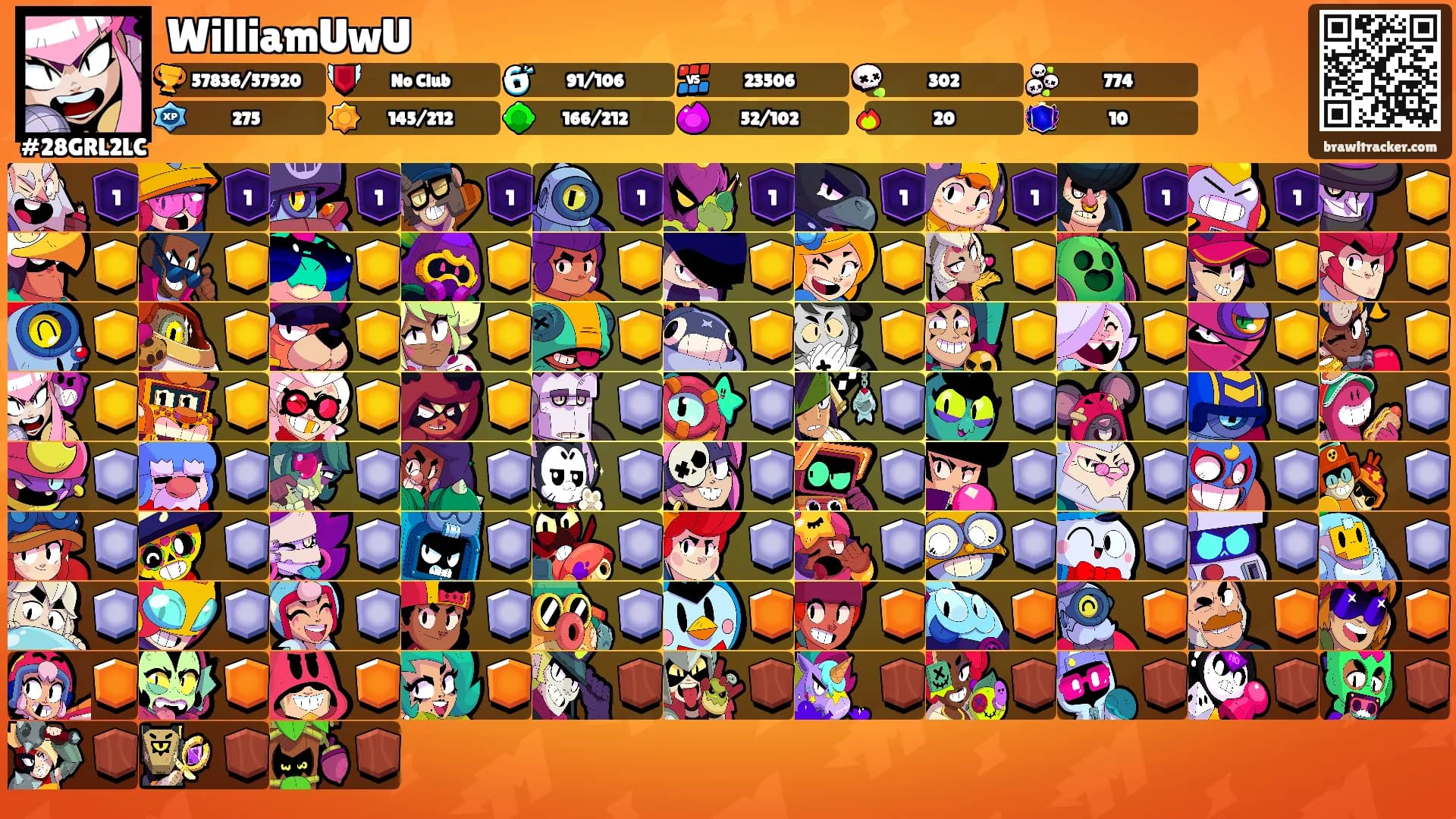 WilliamUwU's Ranks