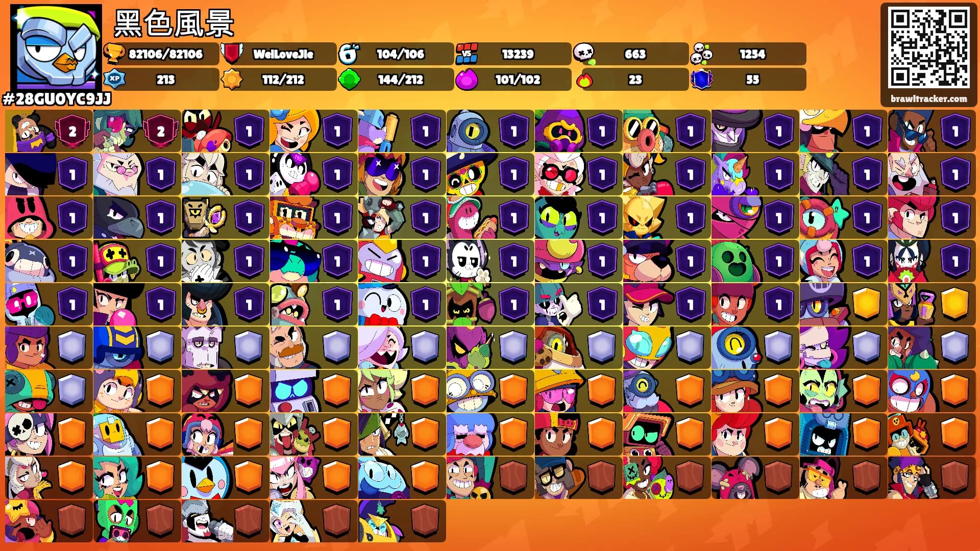 黑色風景's Ranks