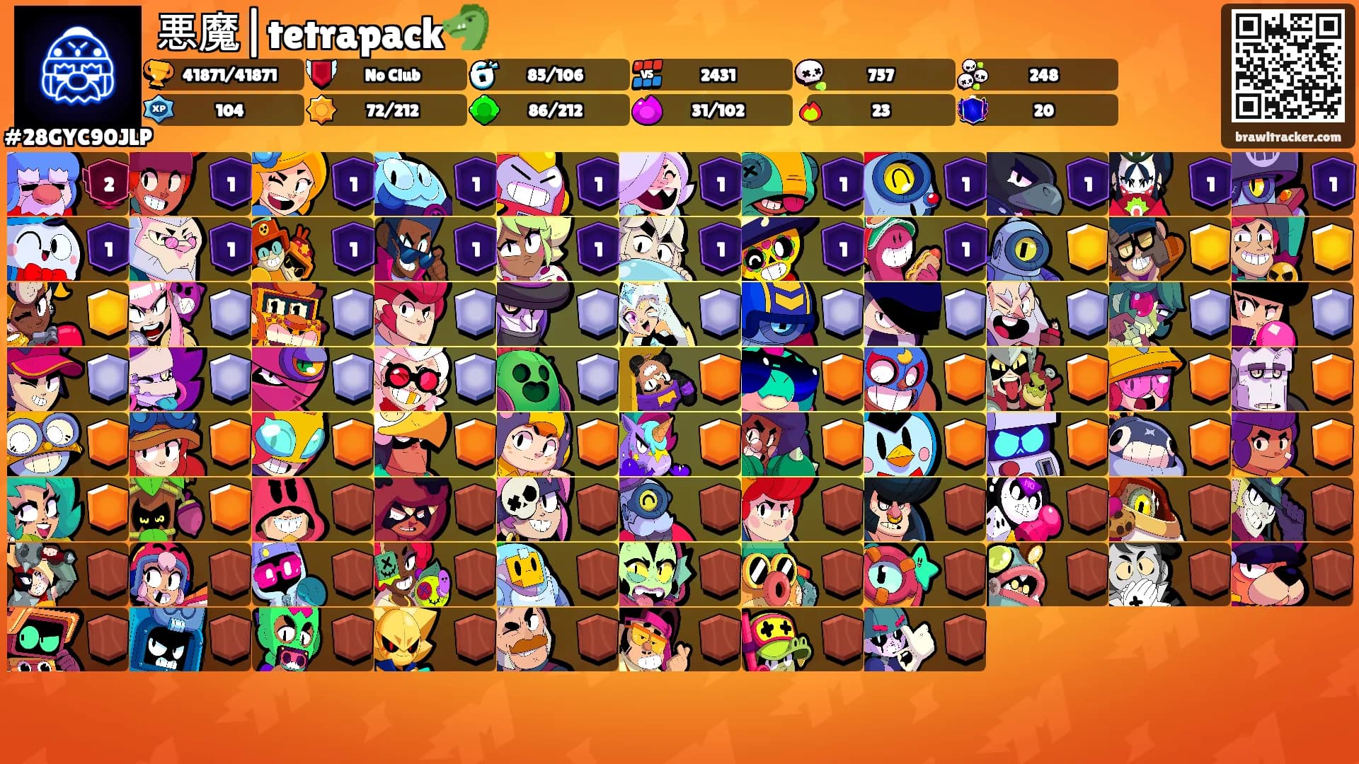悪魔|tetrapack🐲's Ranks