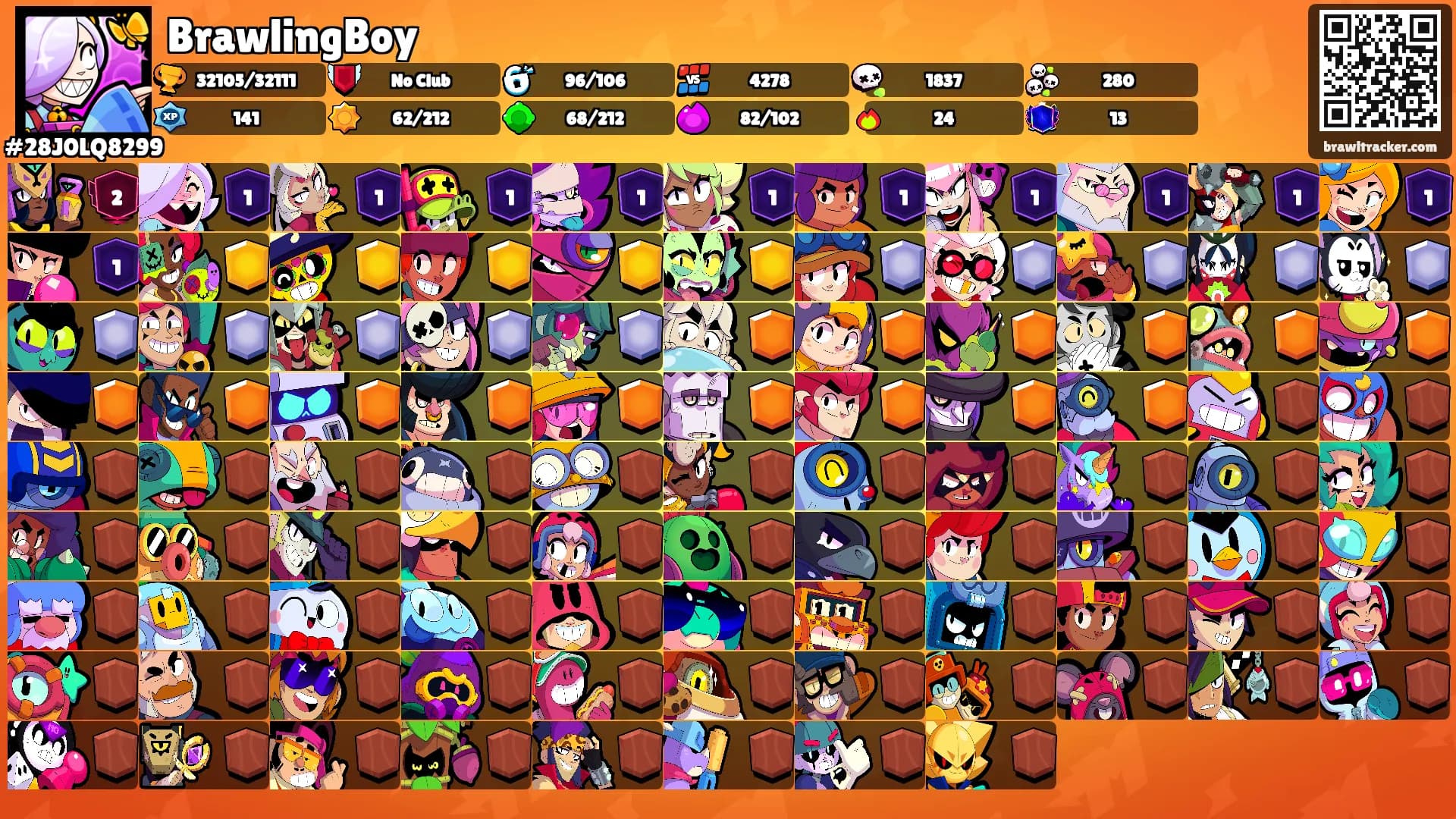 BrawlingBoy's Ranks