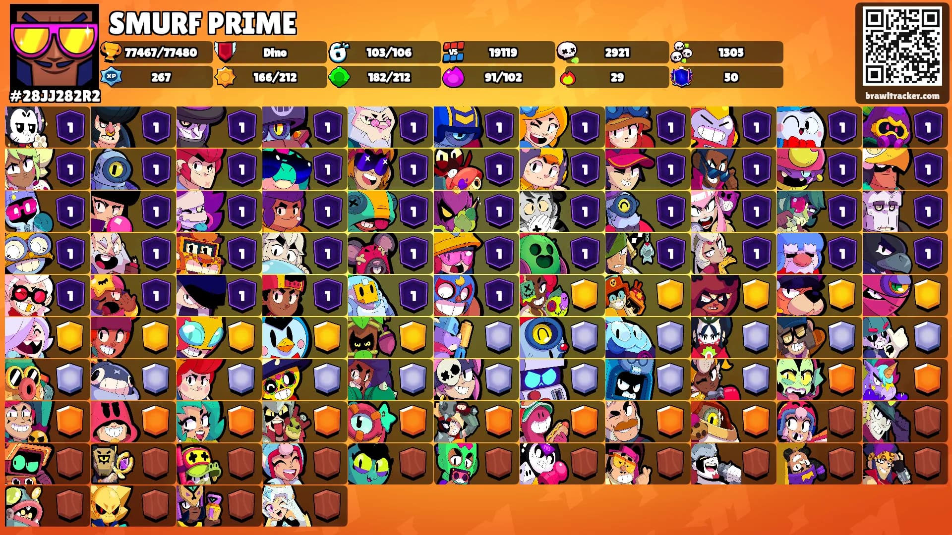 SMURF PRIME's Ranks