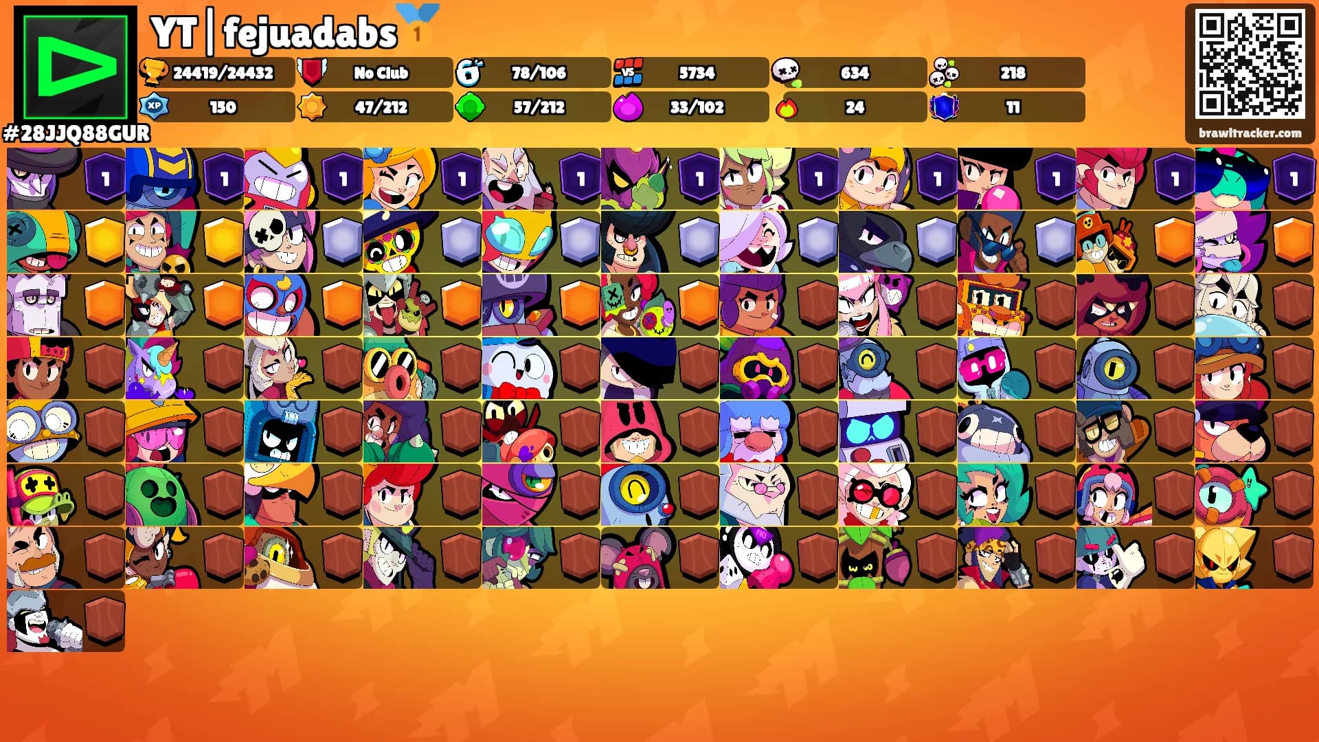YT|fejuadabs🥇's Ranks