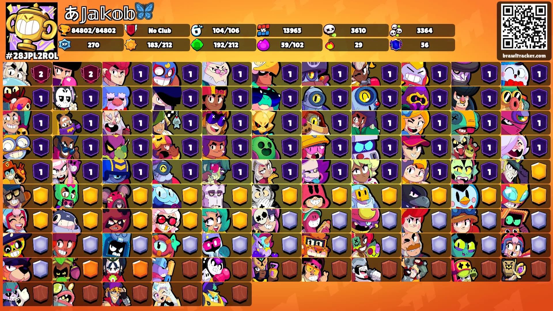 あ𝕁𝕒𝕜𝕠𝕓🦋's Ranks