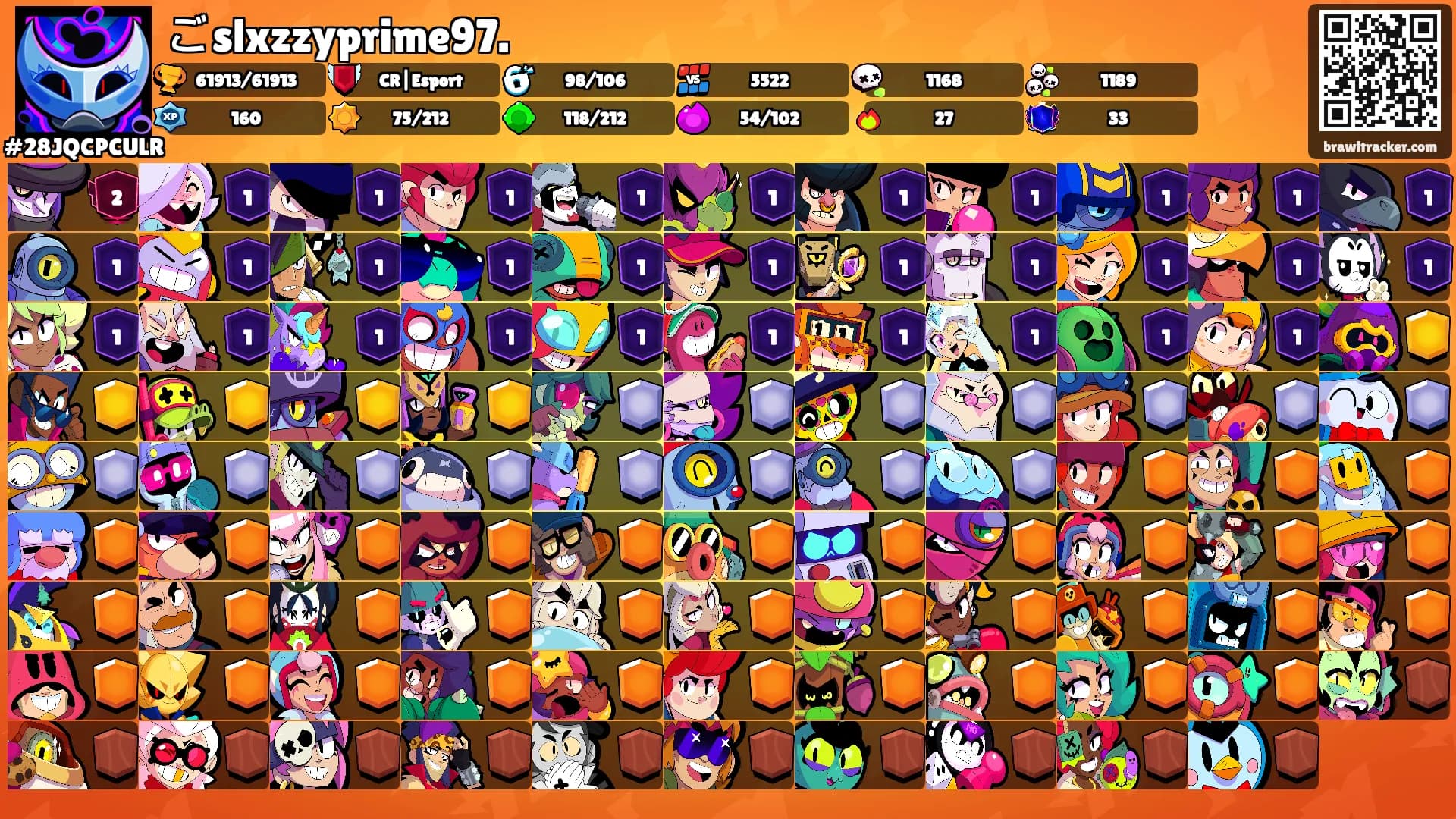 ごslxzzyprime97.'s Ranks