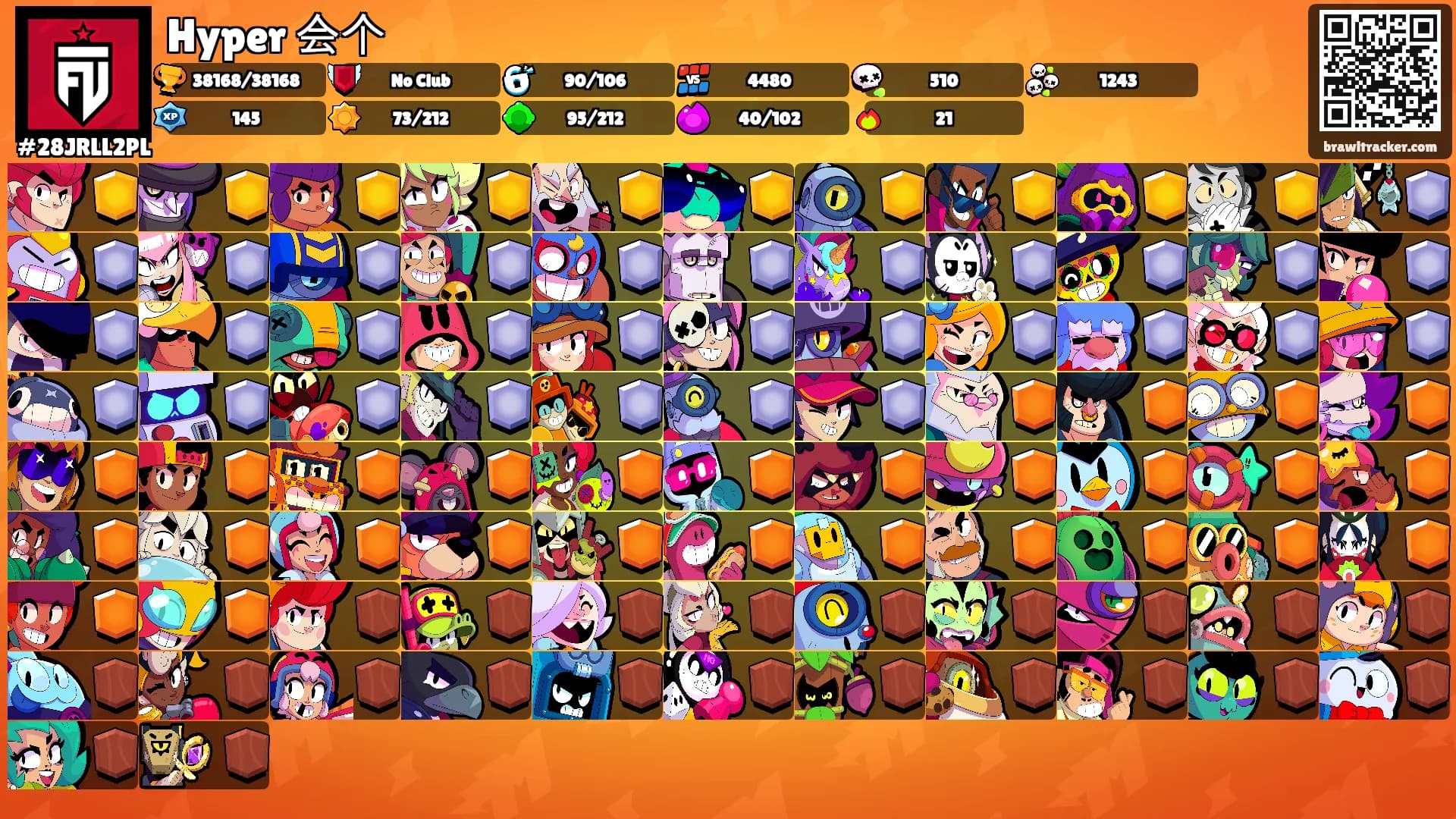 Hyper🌪会个's Ranks
