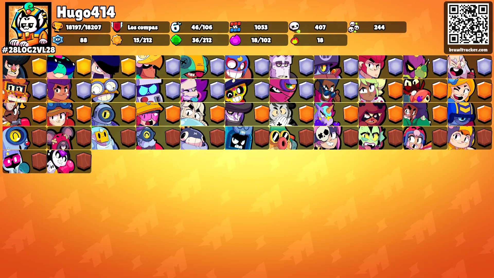 Hugo414's Ranks