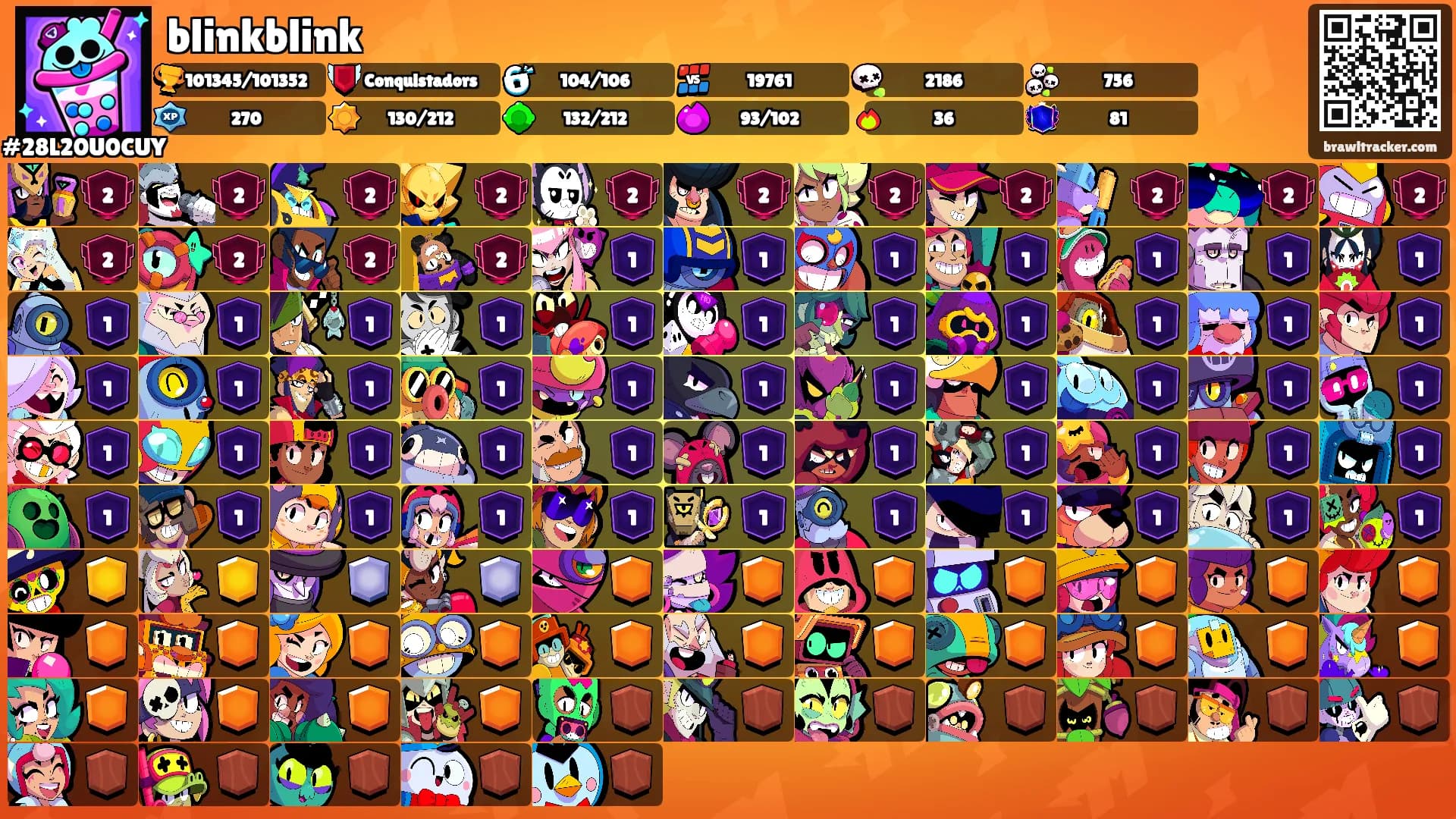 blinkblink's Ranks