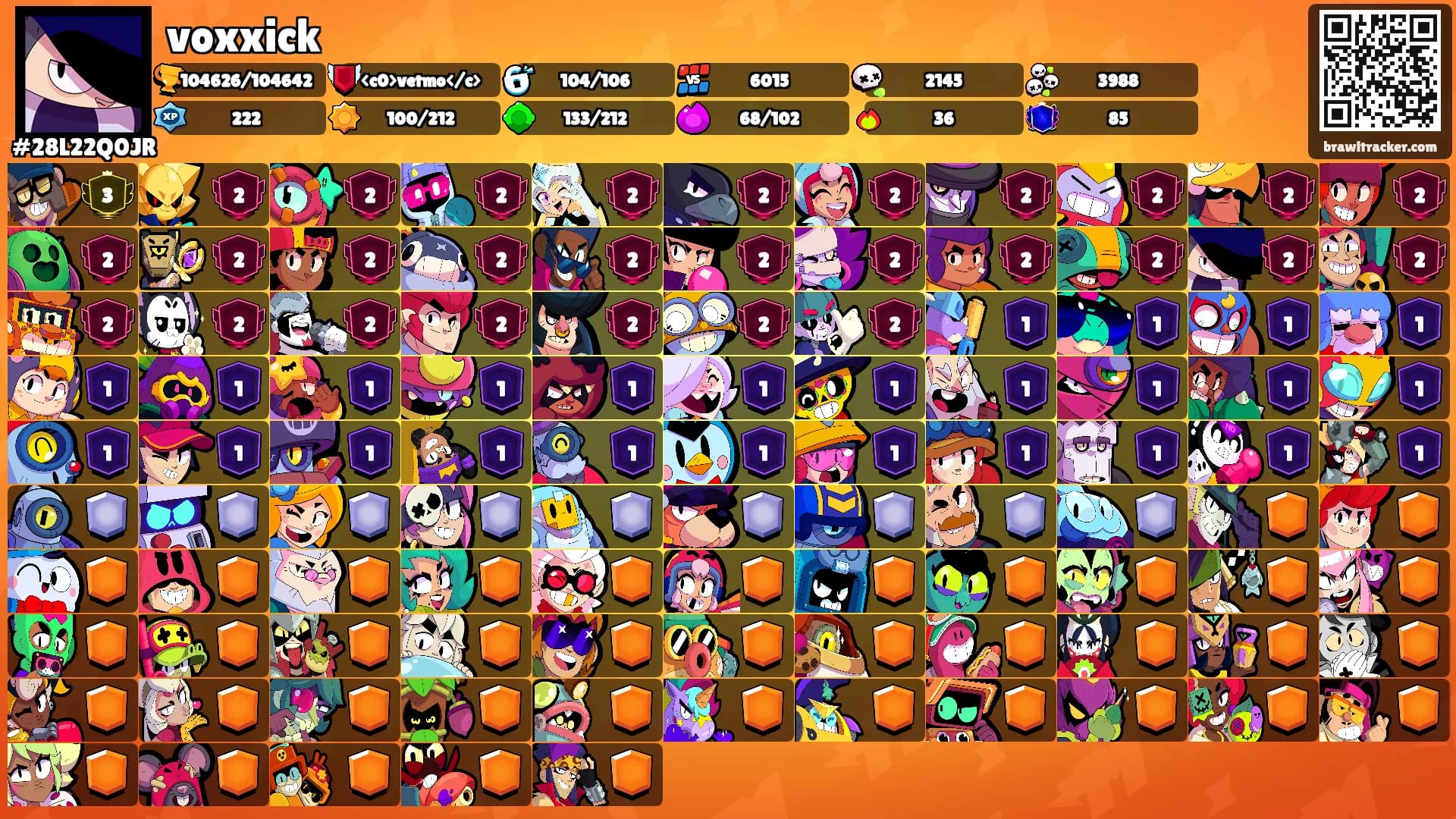 voxxick's Ranks