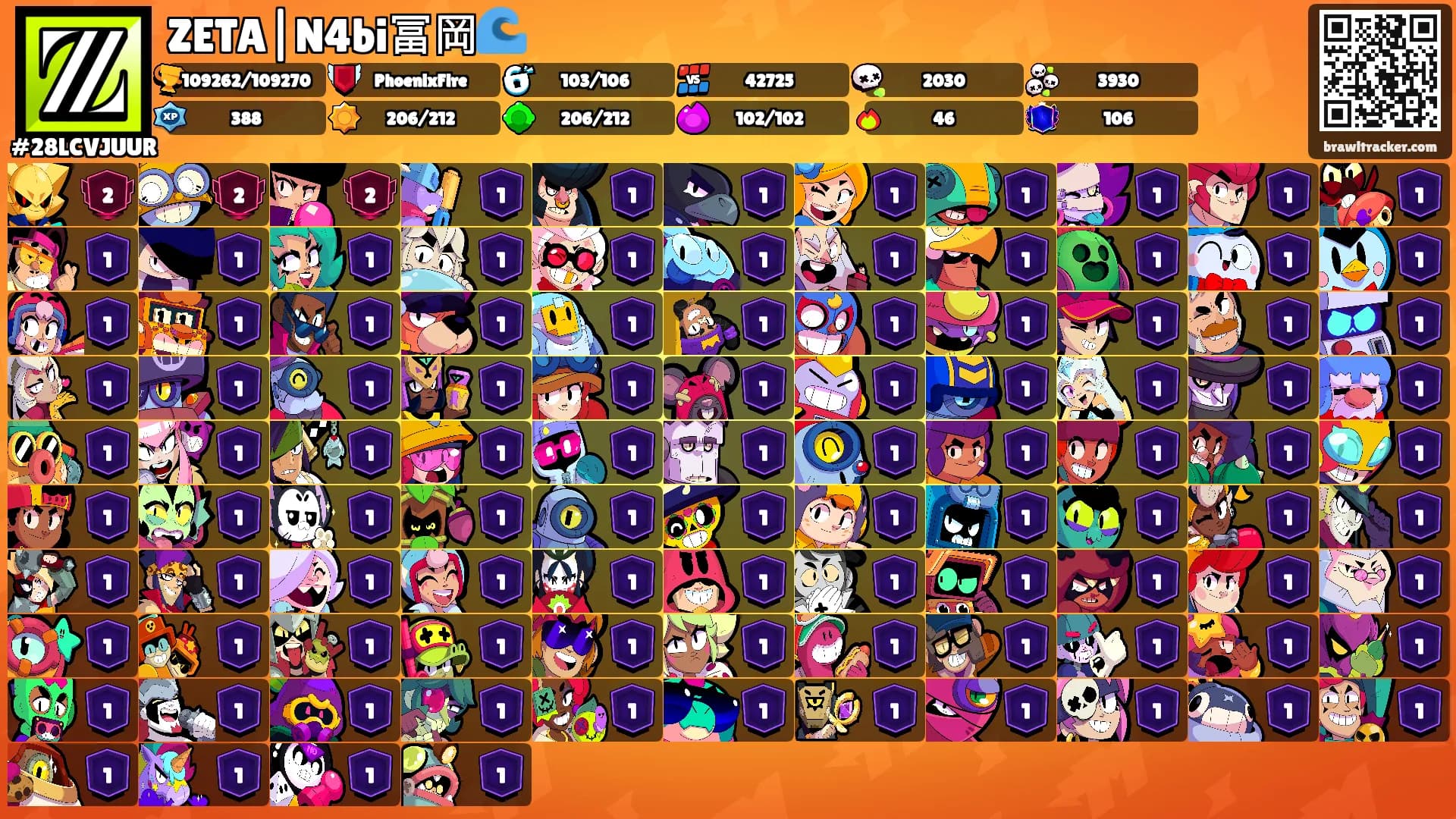 ZETA|N4bi冨岡🌊's Ranks