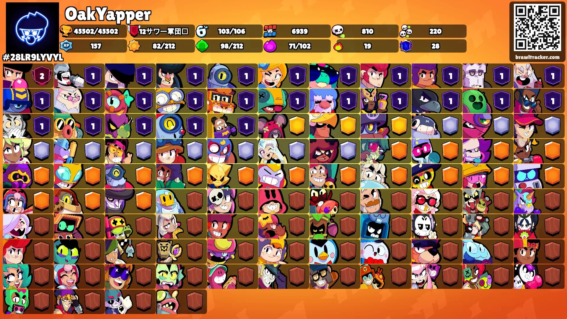OakYapper's Ranks