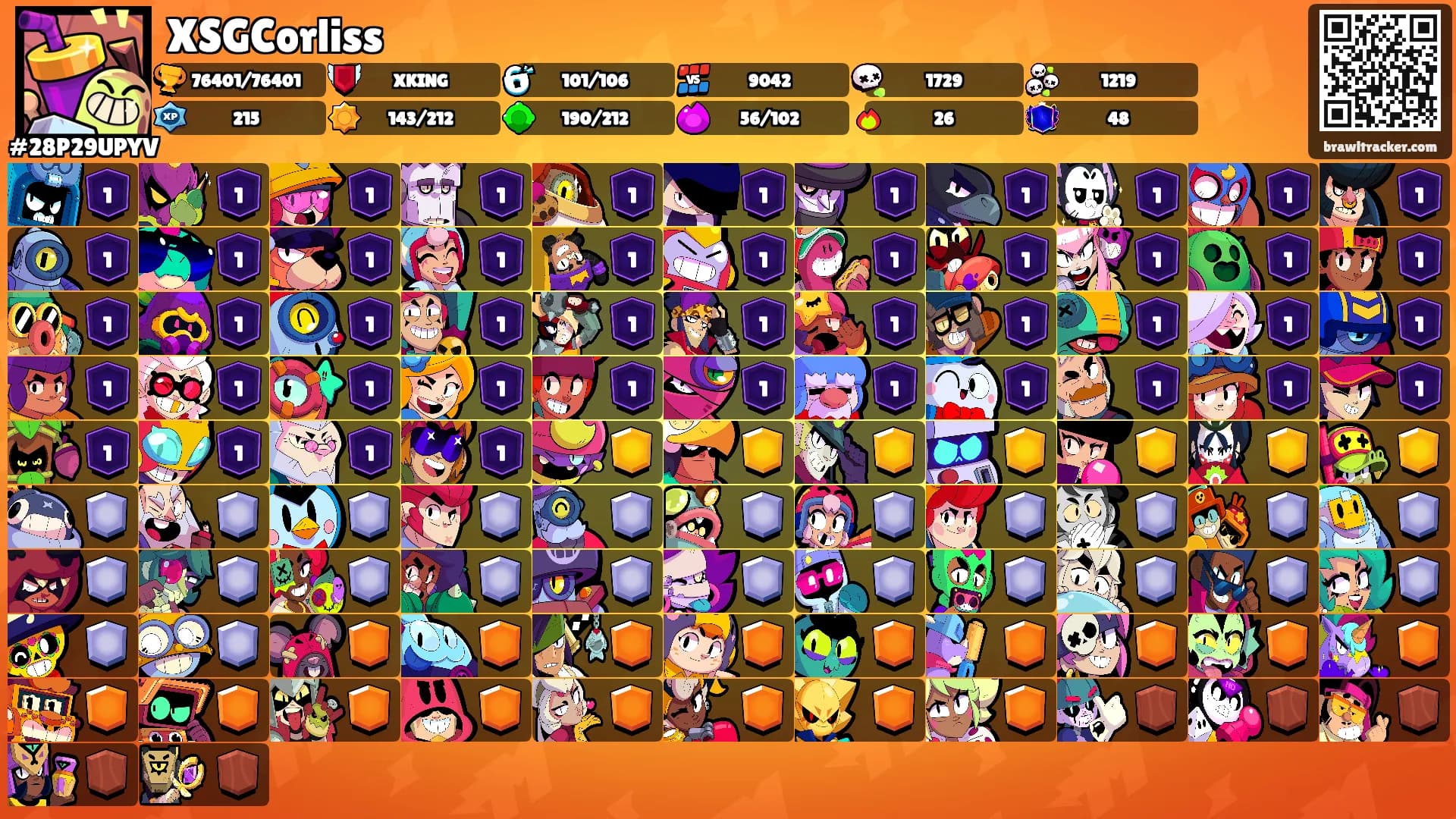 XSGCorliss's Ranks