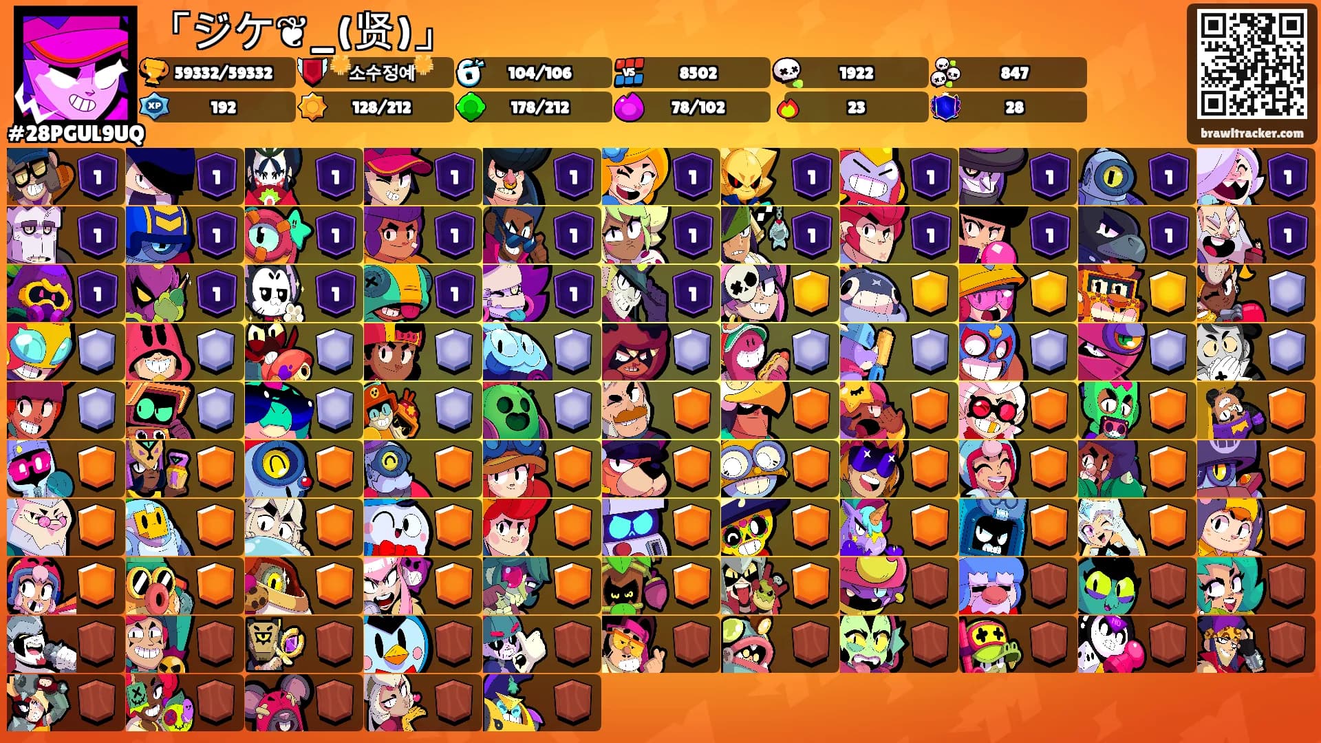 「ジケ❦_(贤)」's Ranks
