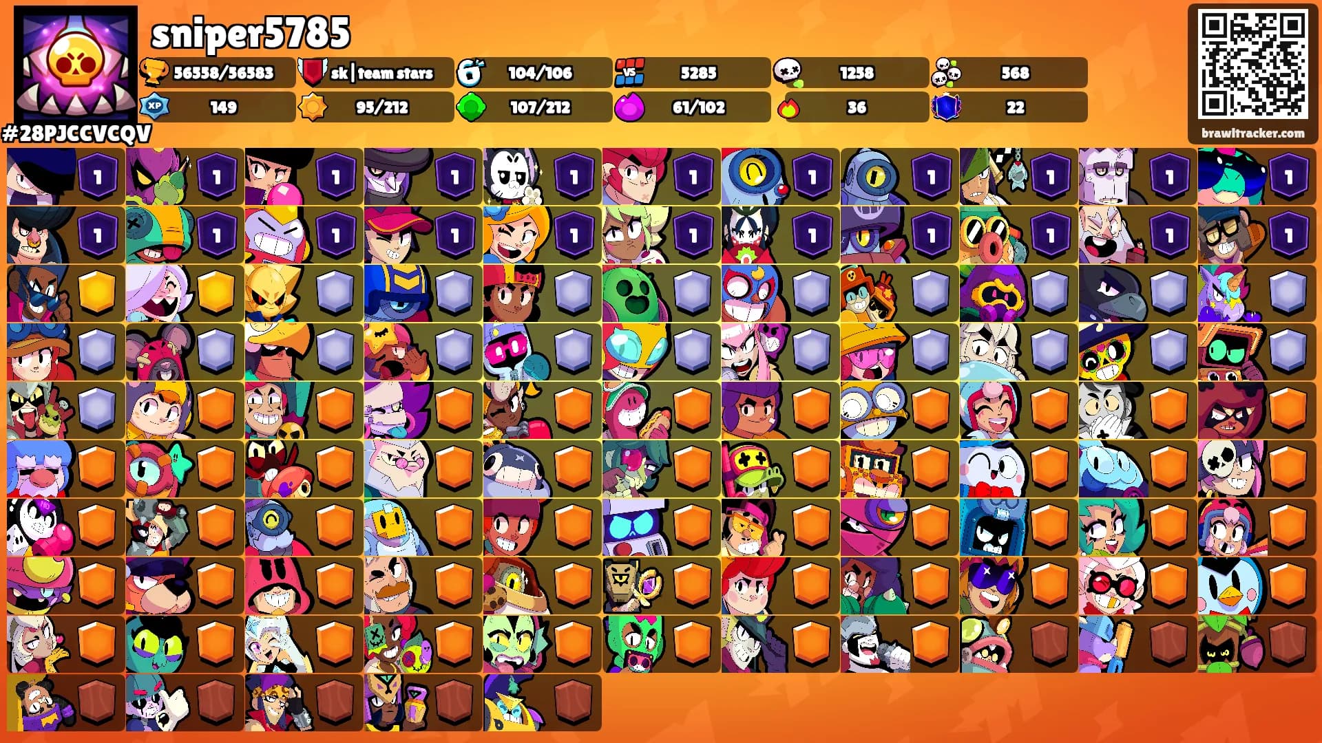 sniper5785's Ranks