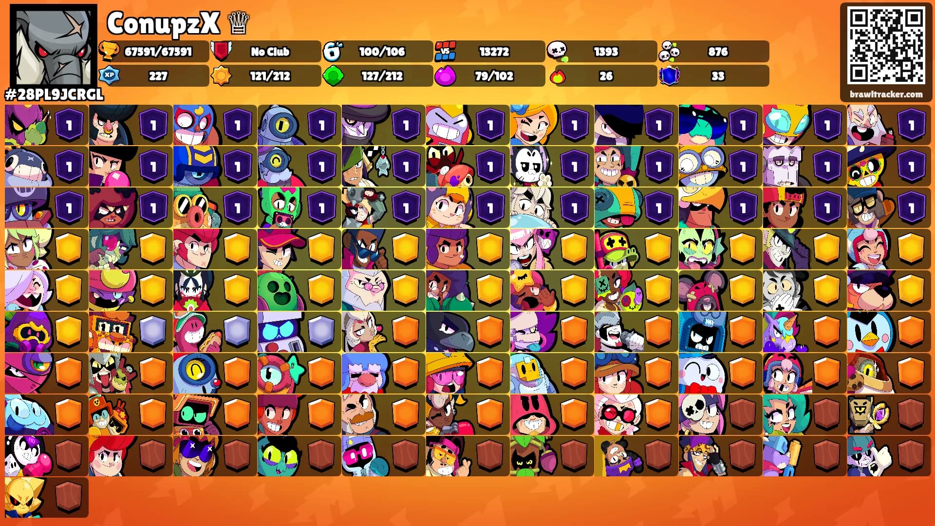 ConupzX ♕'s Ranks