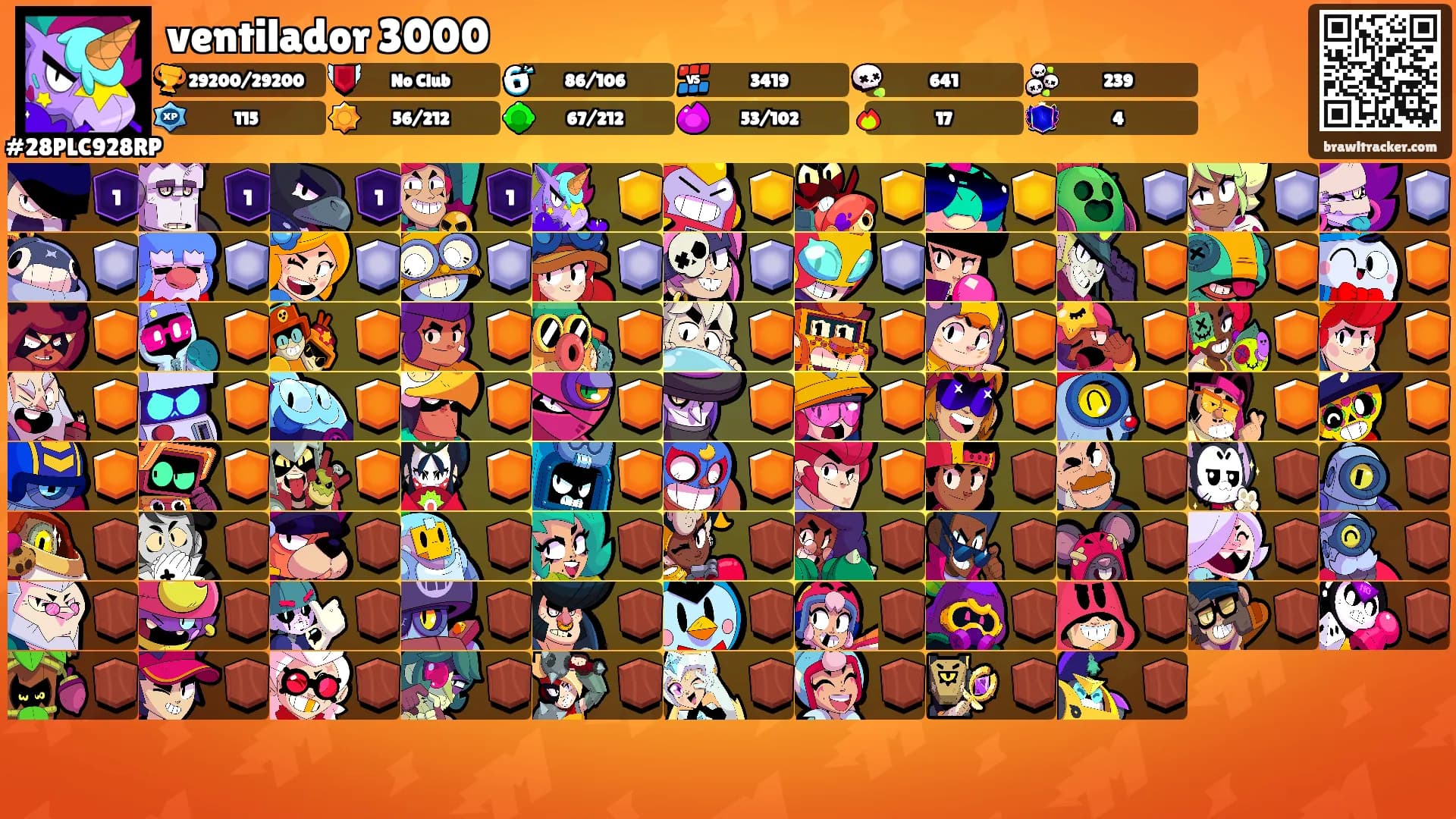 ventilador 3000's Ranks