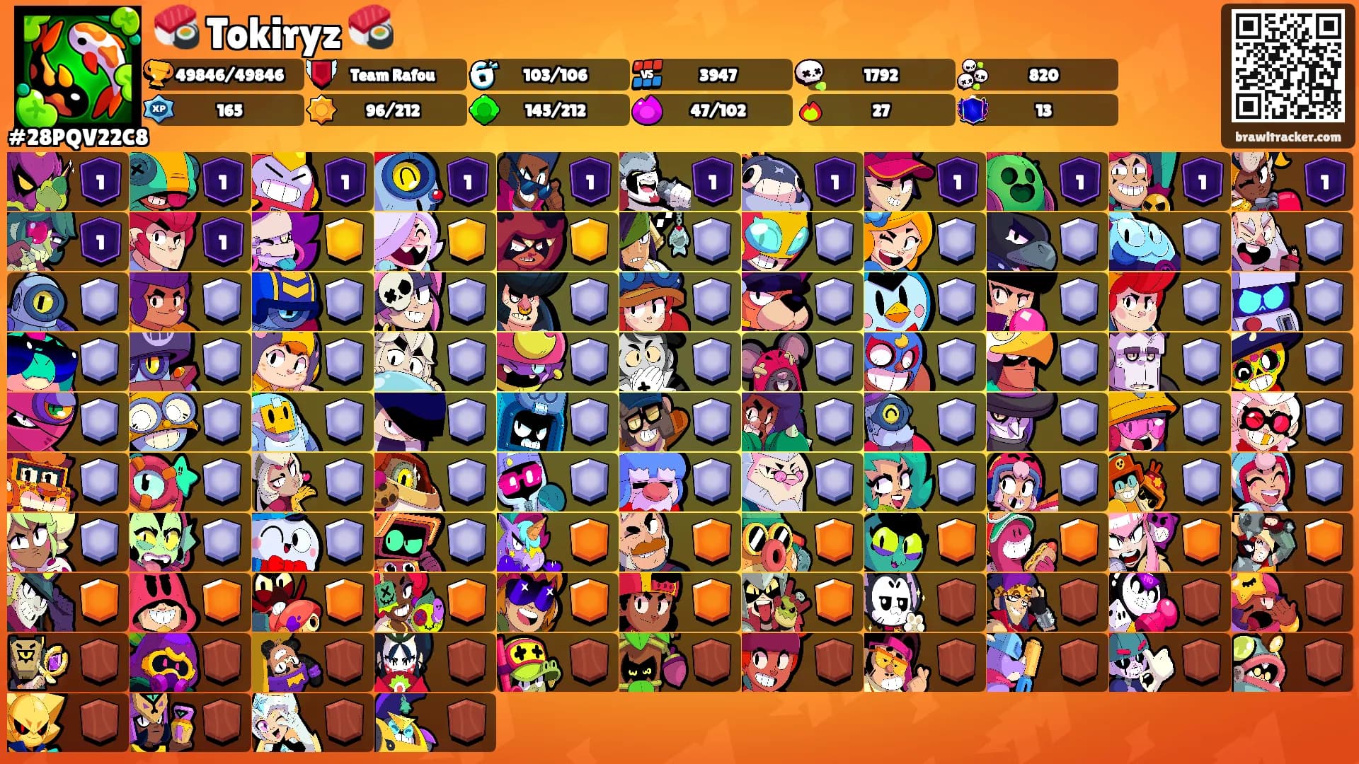 🍣⛩Tokiryz⛩🍣's Ranks