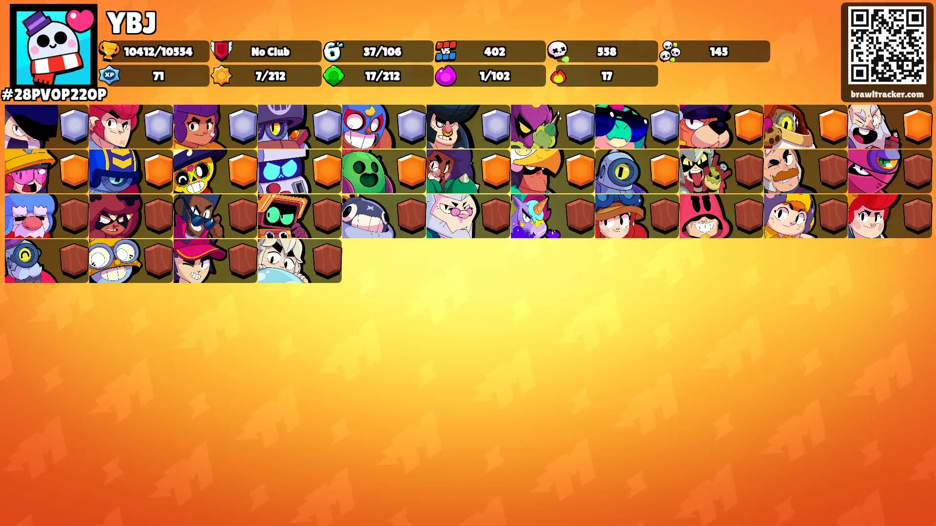 YBJ's Ranks