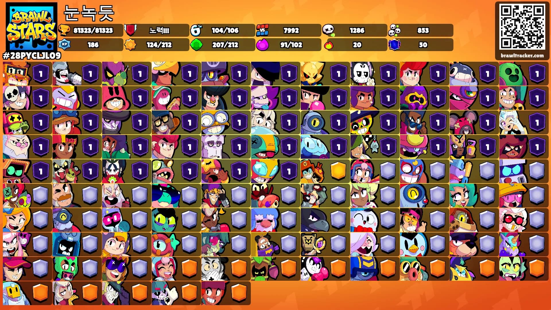 눈녹듯's Ranks
