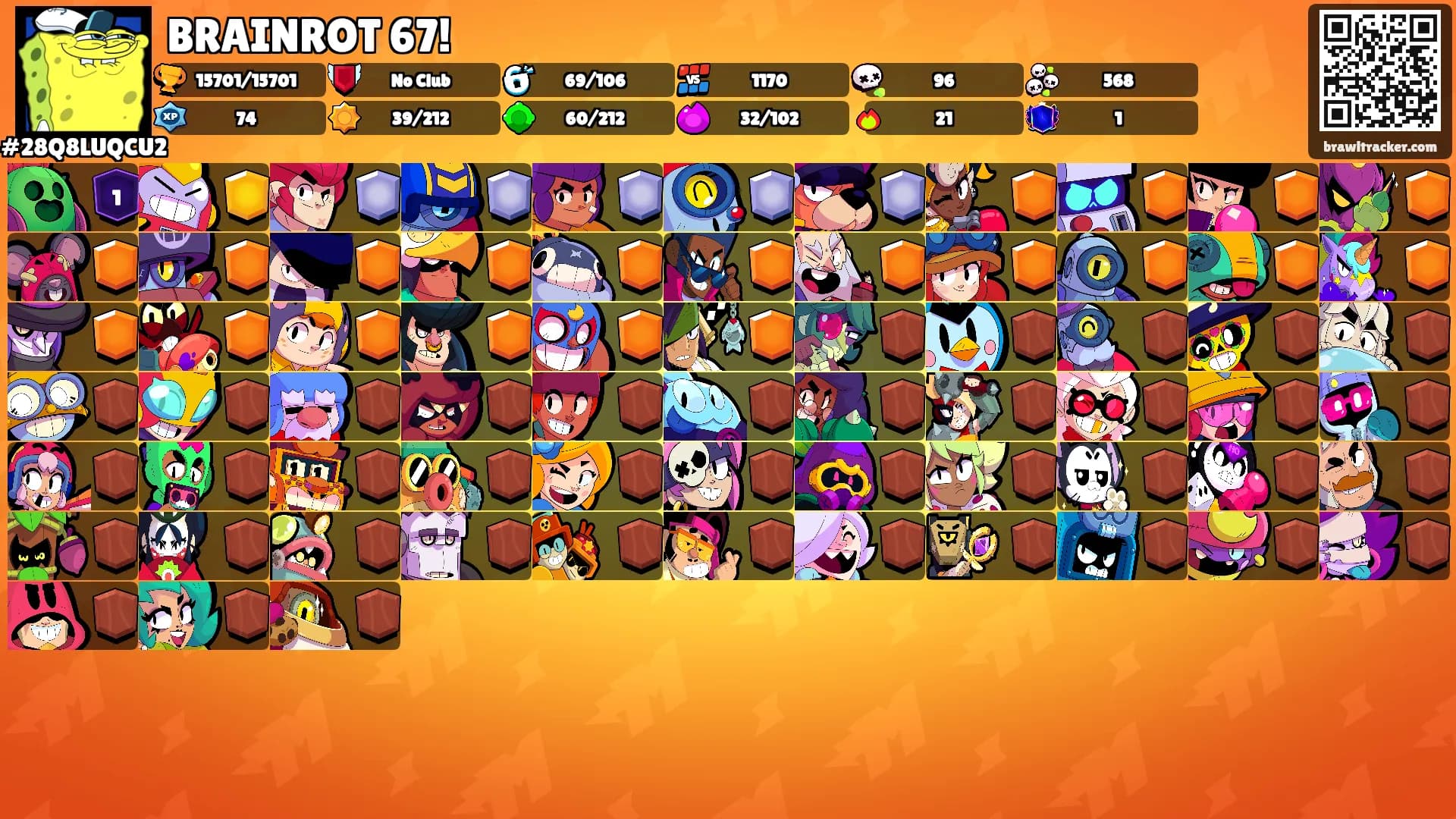 BRAINROT 67!'s Ranks