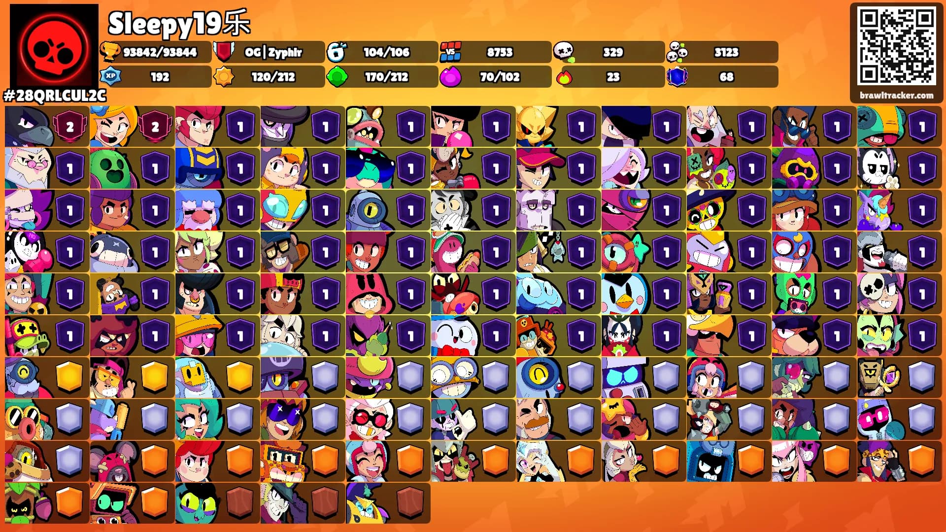 Sleepy19乐's Ranks