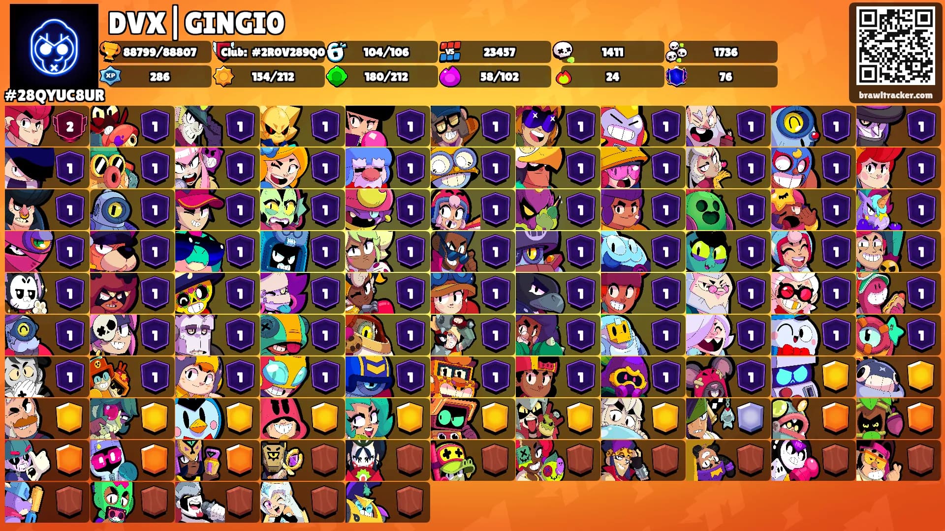 DVX|GINGI0's Ranks