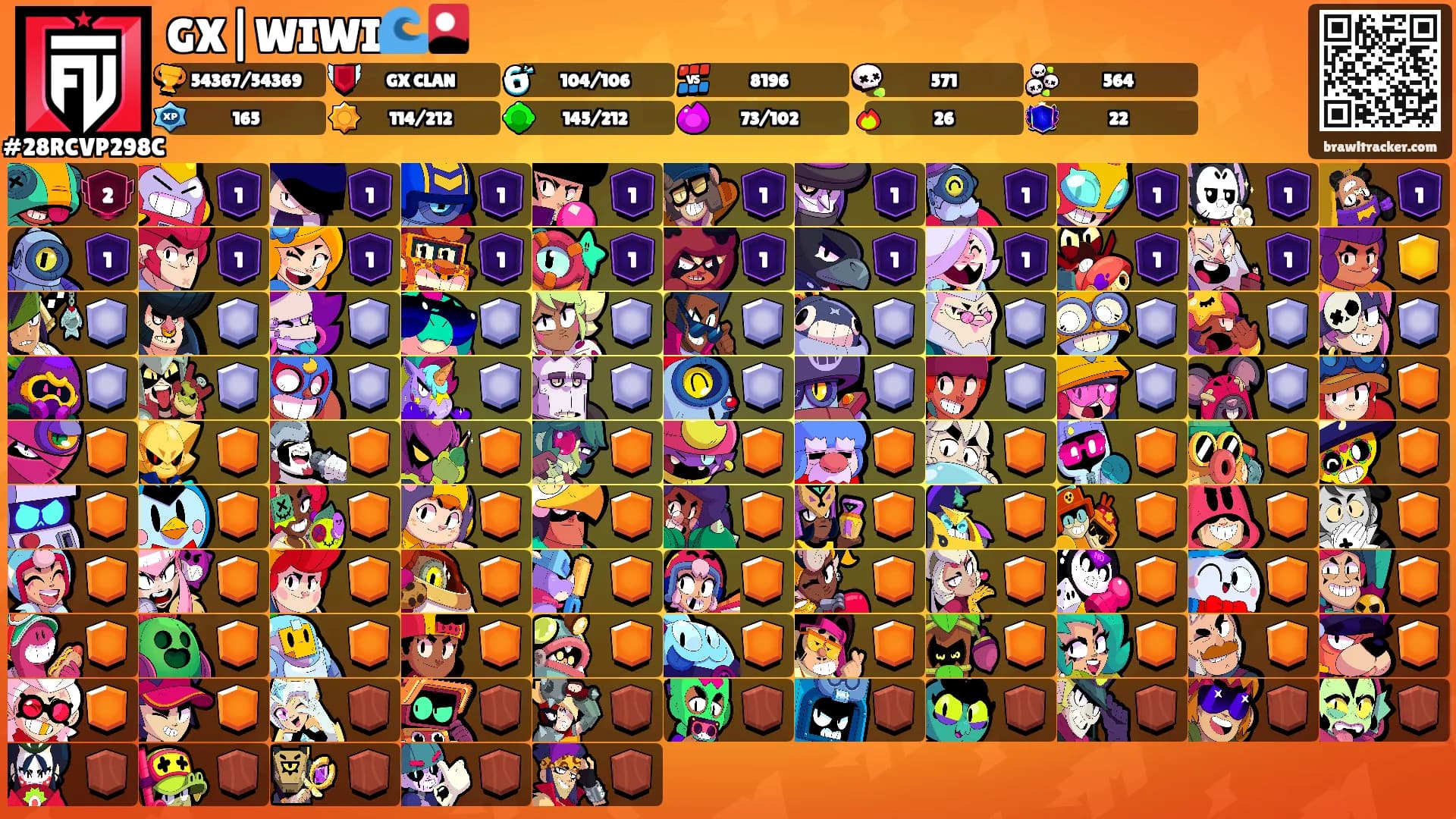 GX|WIWI🌊🎴's Ranks