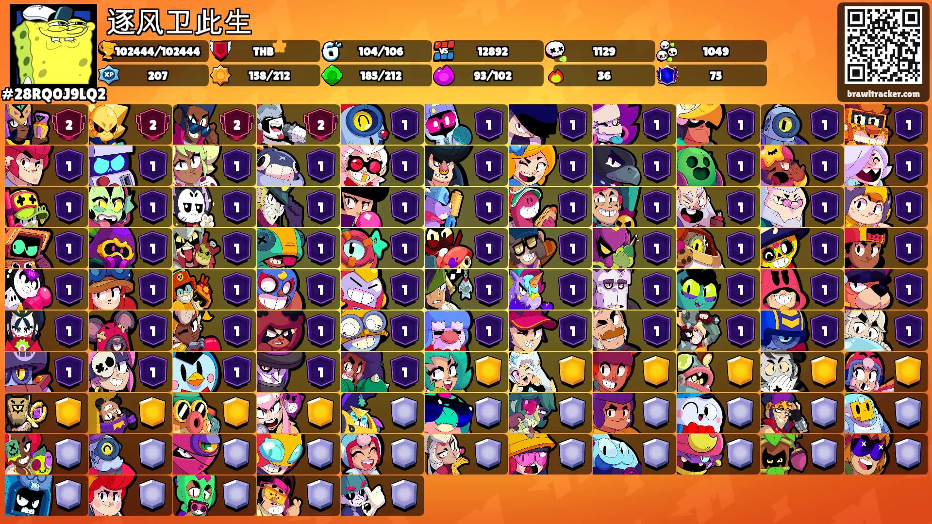 逐风卫此生's Ranks
