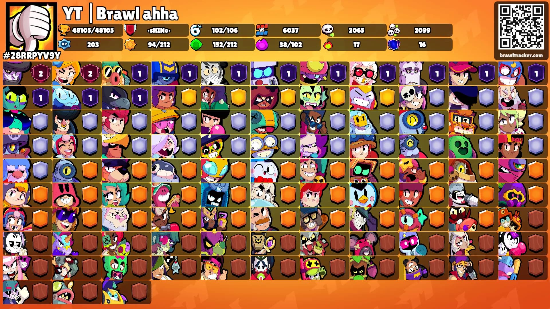 YT |Brawl ahha's Ranks