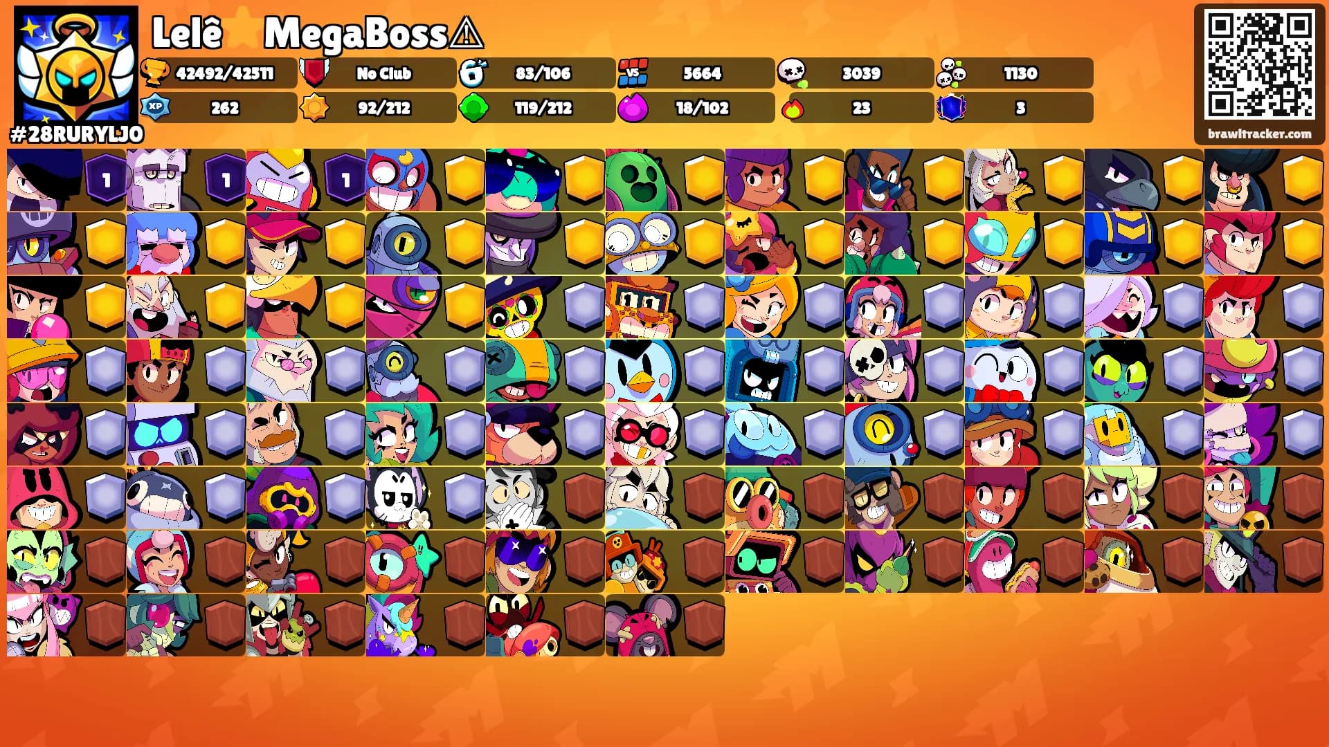 Lelê⭐MegaBoss⚠'s Ranks