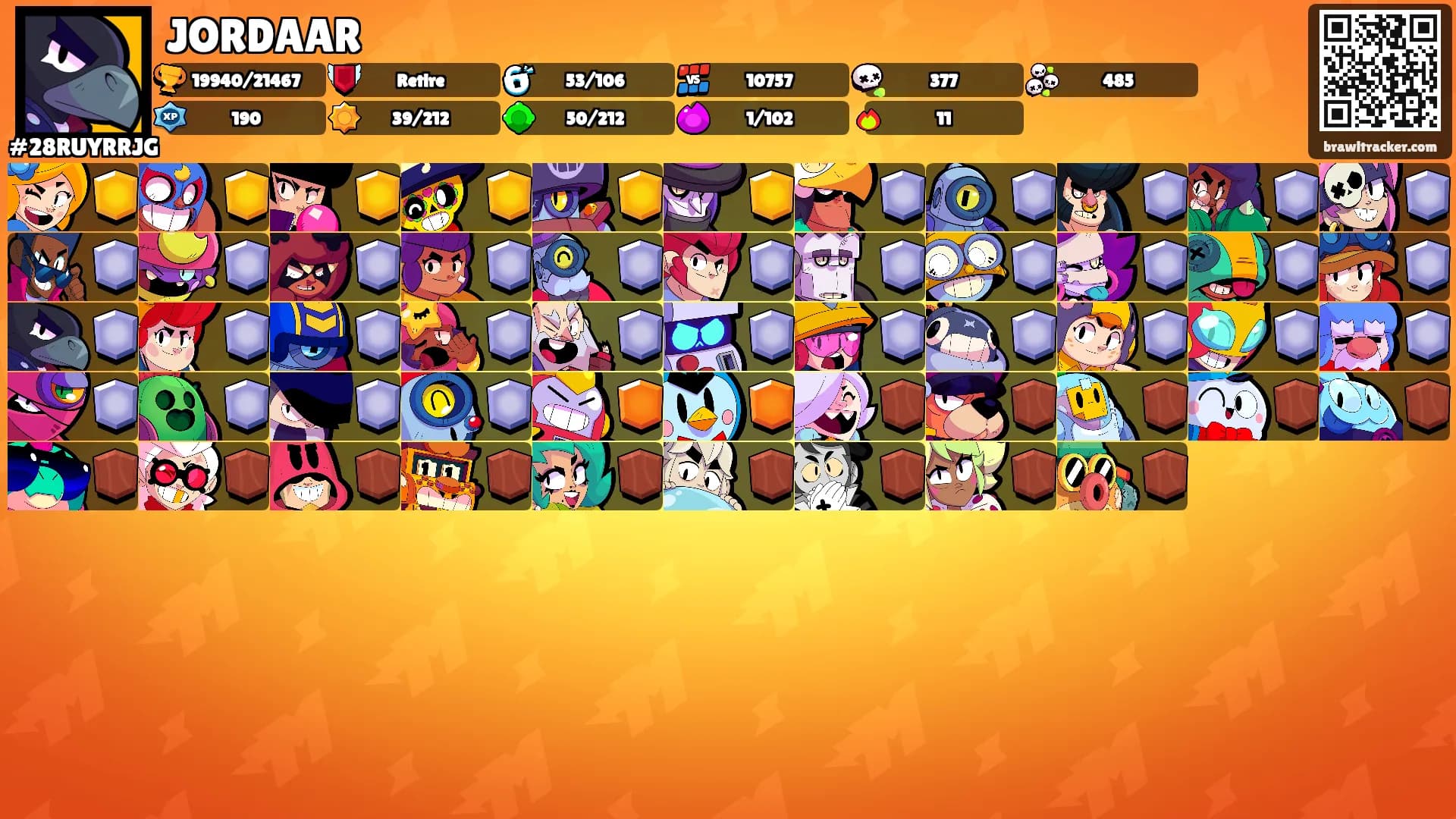 JORDAAR's Ranks