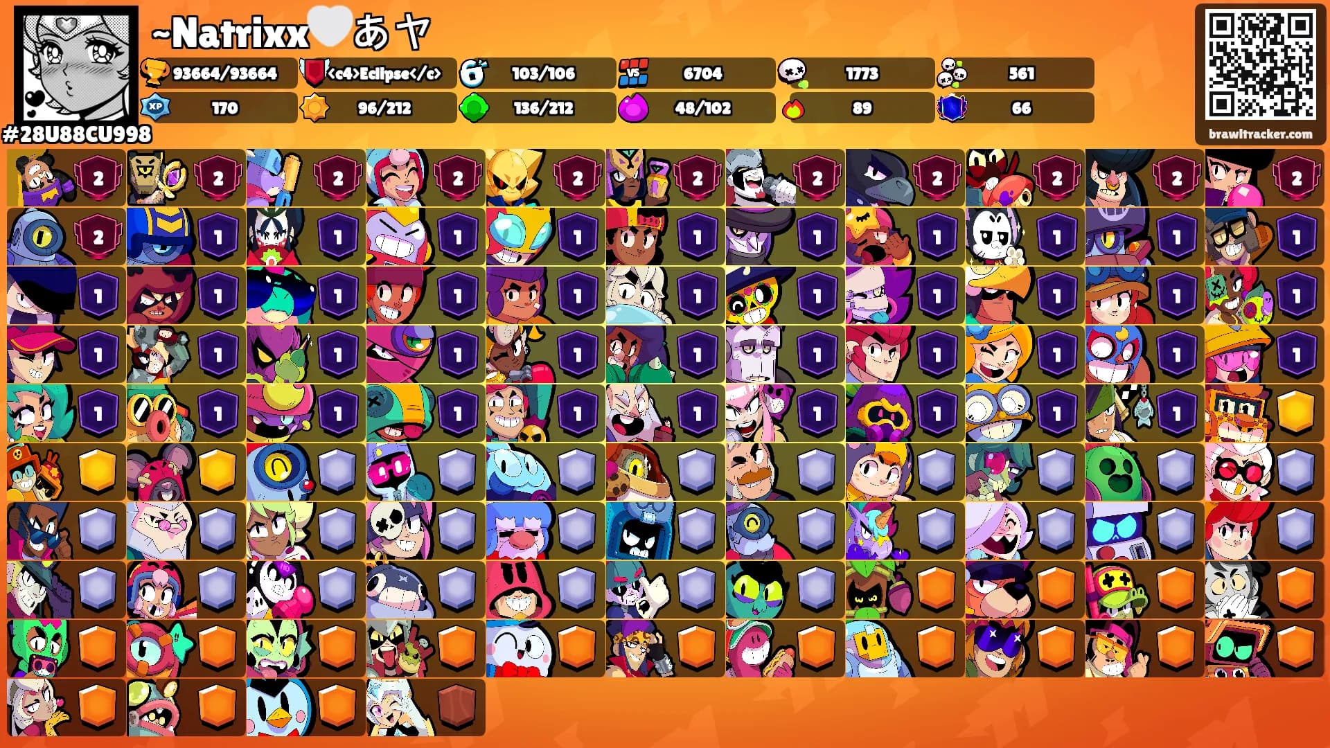 ~Natrixx🤍あヤ's Ranks