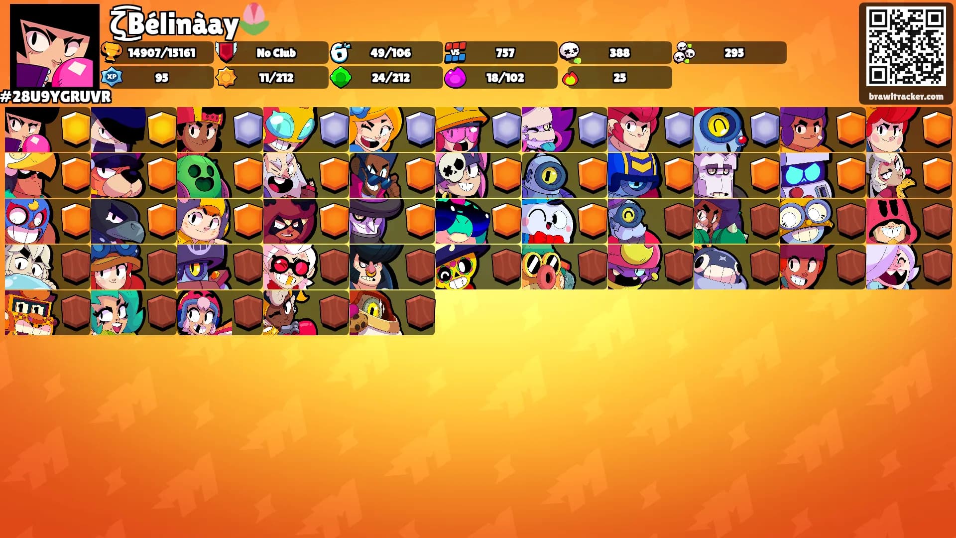 ζ͜͡Bélinàay🌷's Ranks