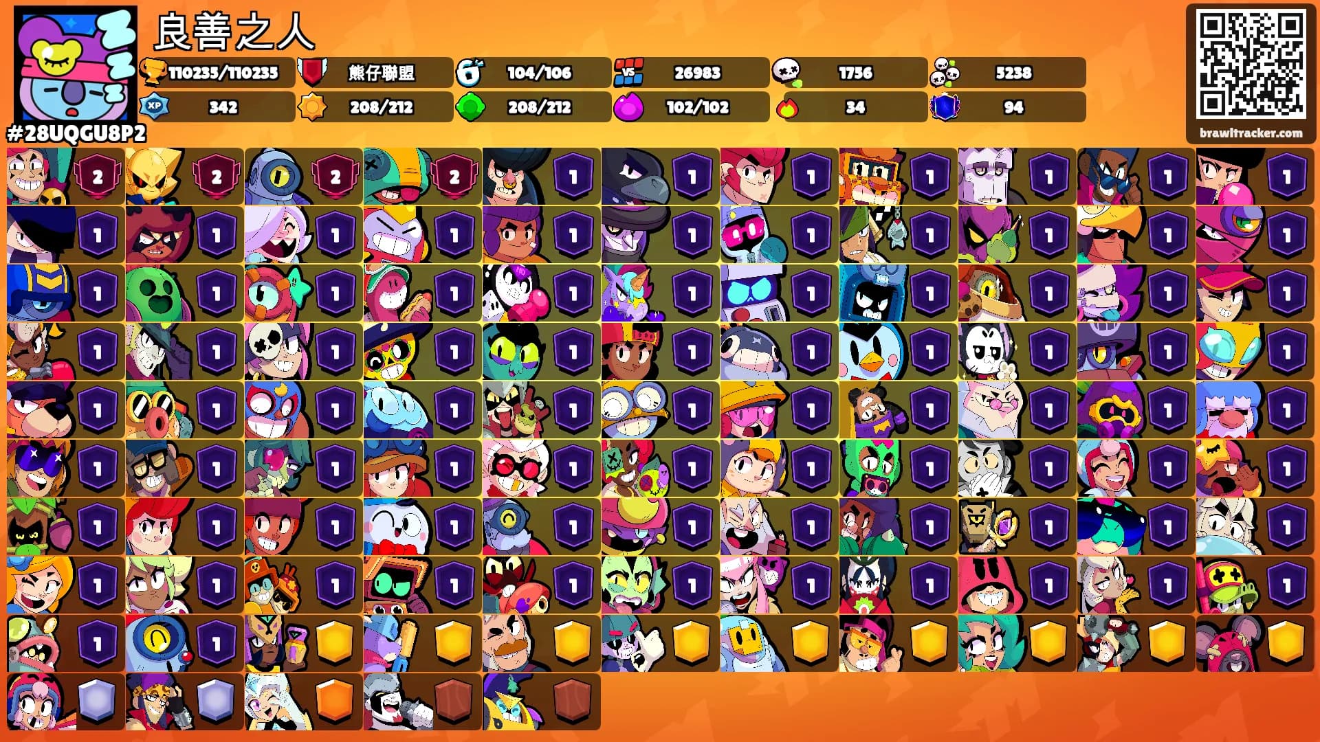 良善之人's Ranks
