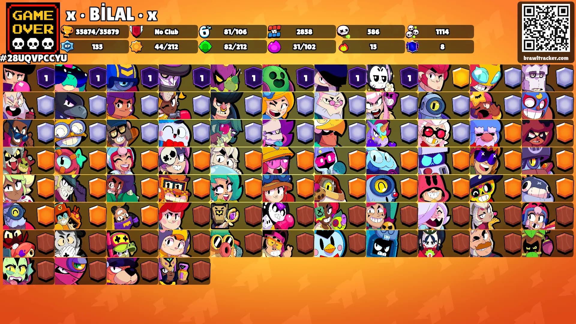 x • BİLAL • x's Ranks