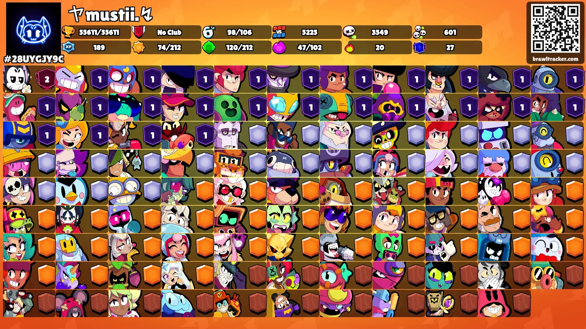 ヤmustii.↯'s Ranks