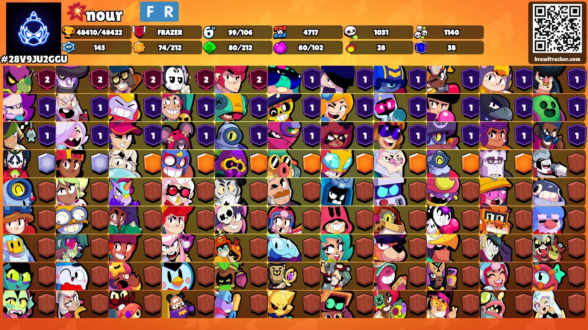 💥nour⚡️🇫🇷's Ranks