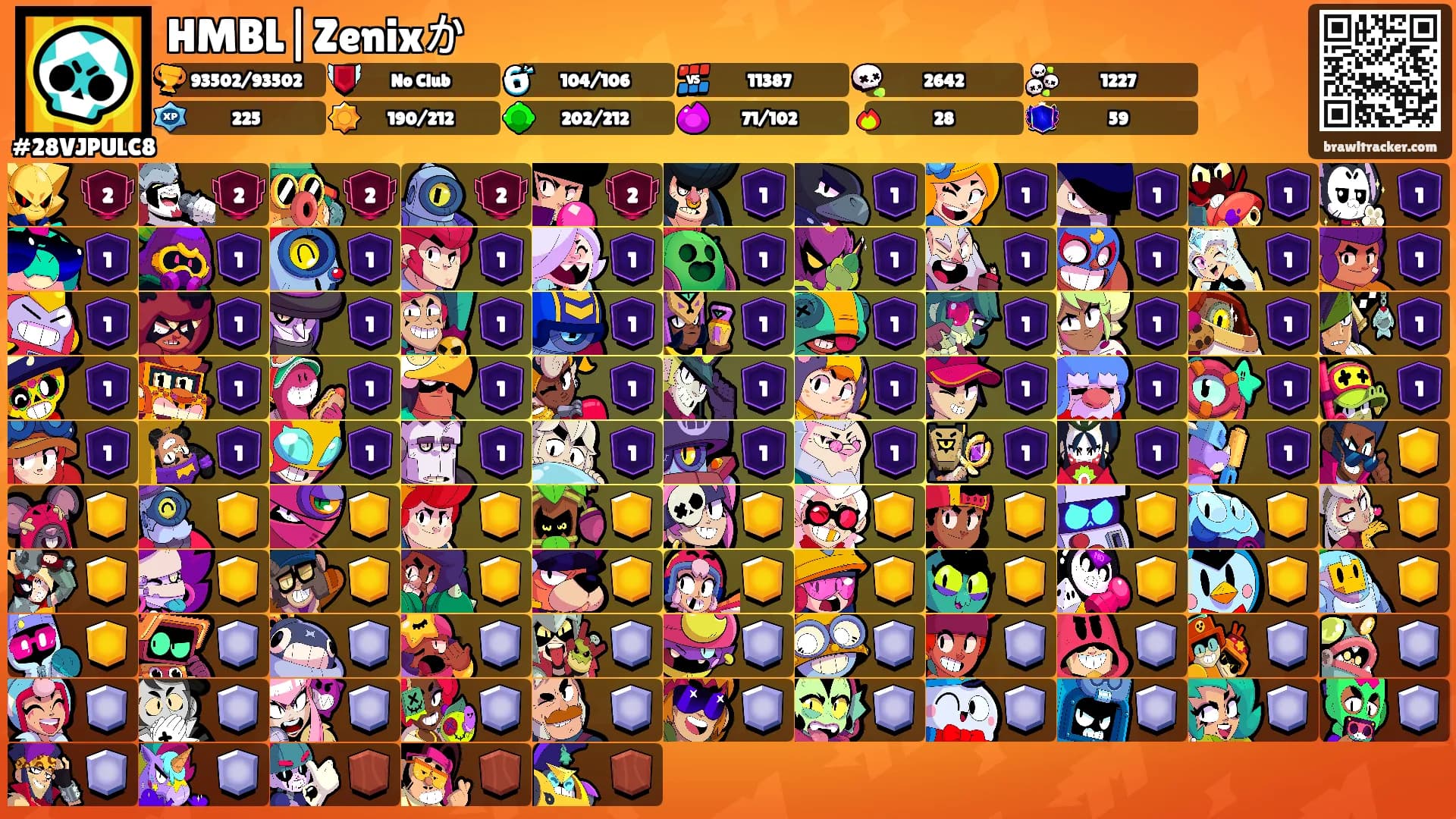 HMBL|Zenixか's Ranks
